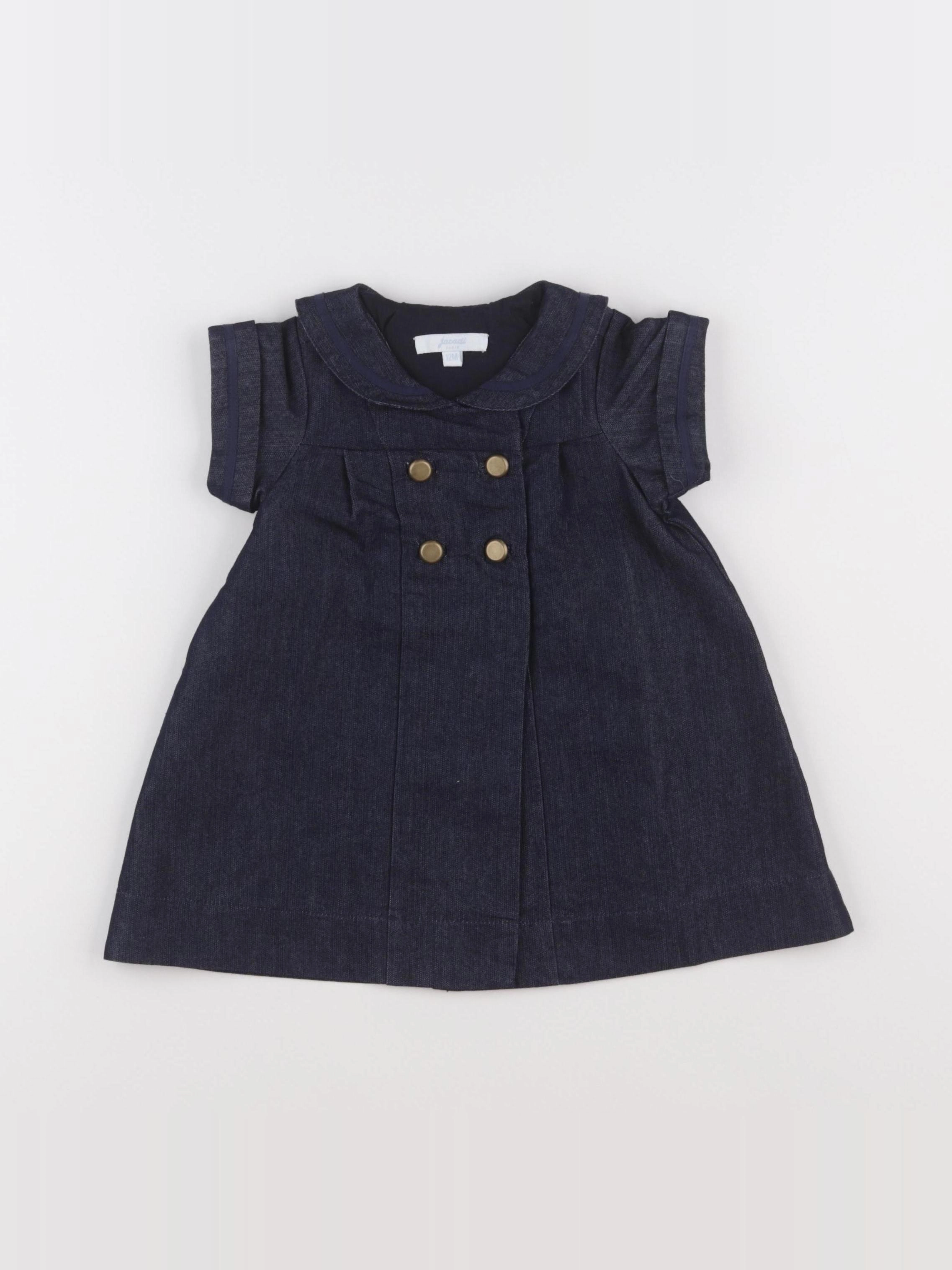 Jacadi - robe bleu - 12 mois