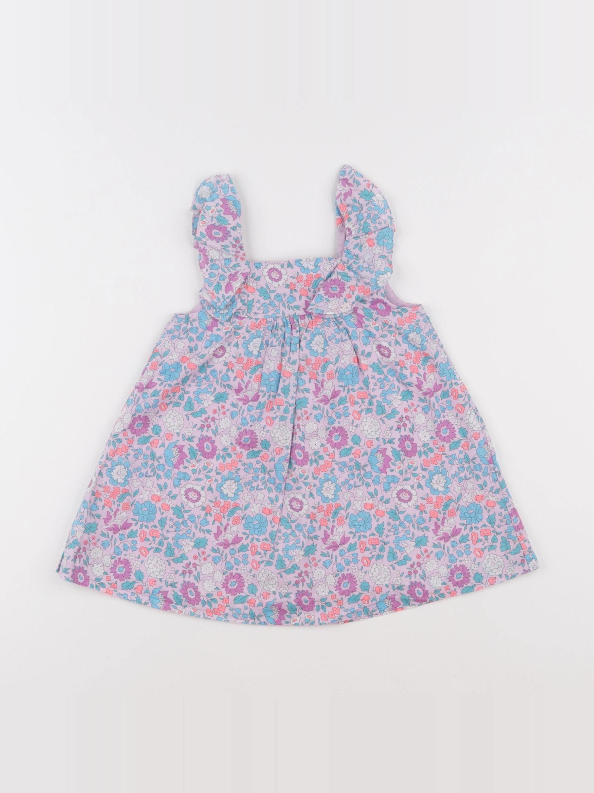 Jacadi - robe liberty multicolore - 18 mois