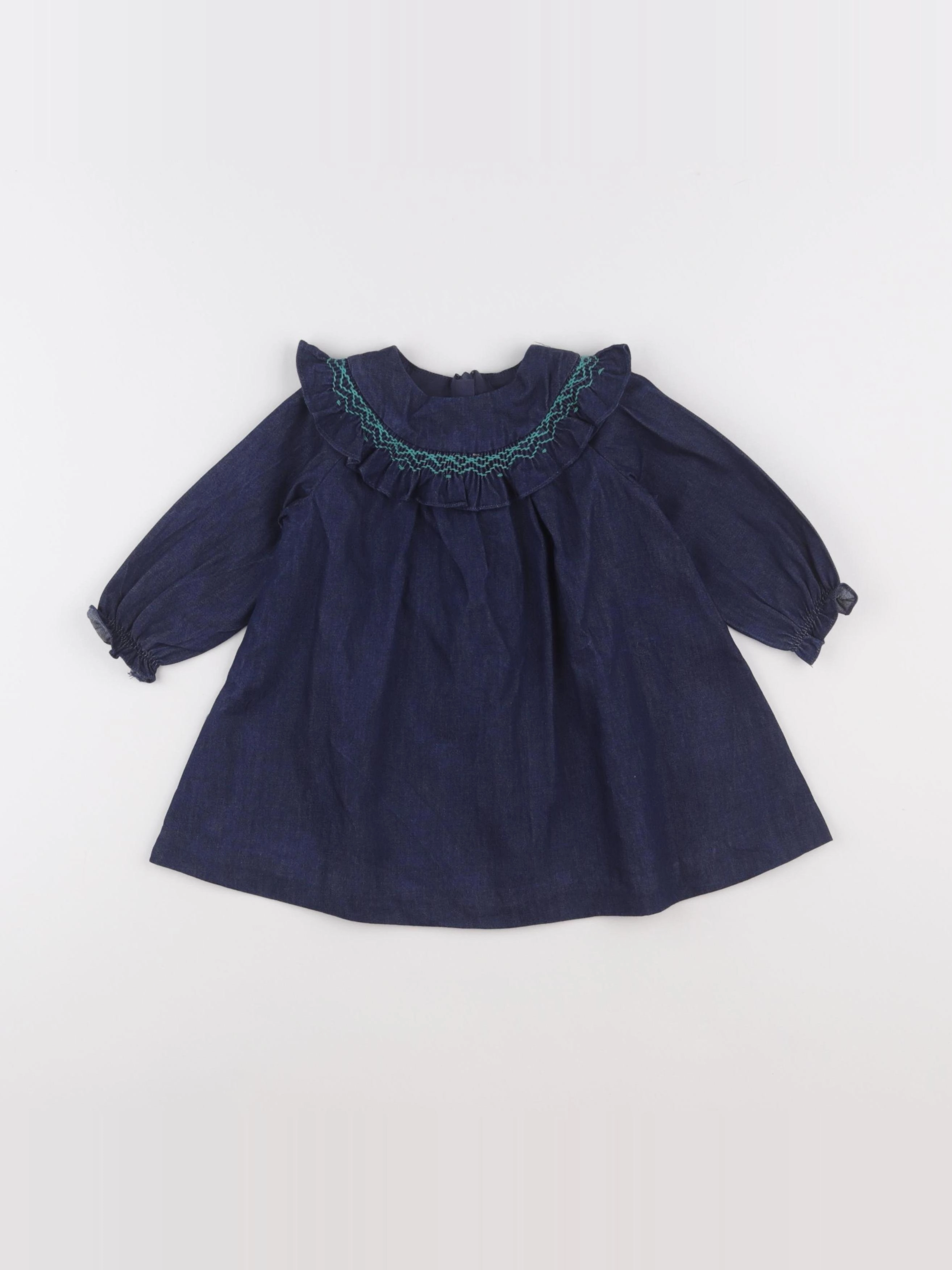 Jacadi - robe bleu - 12 mois