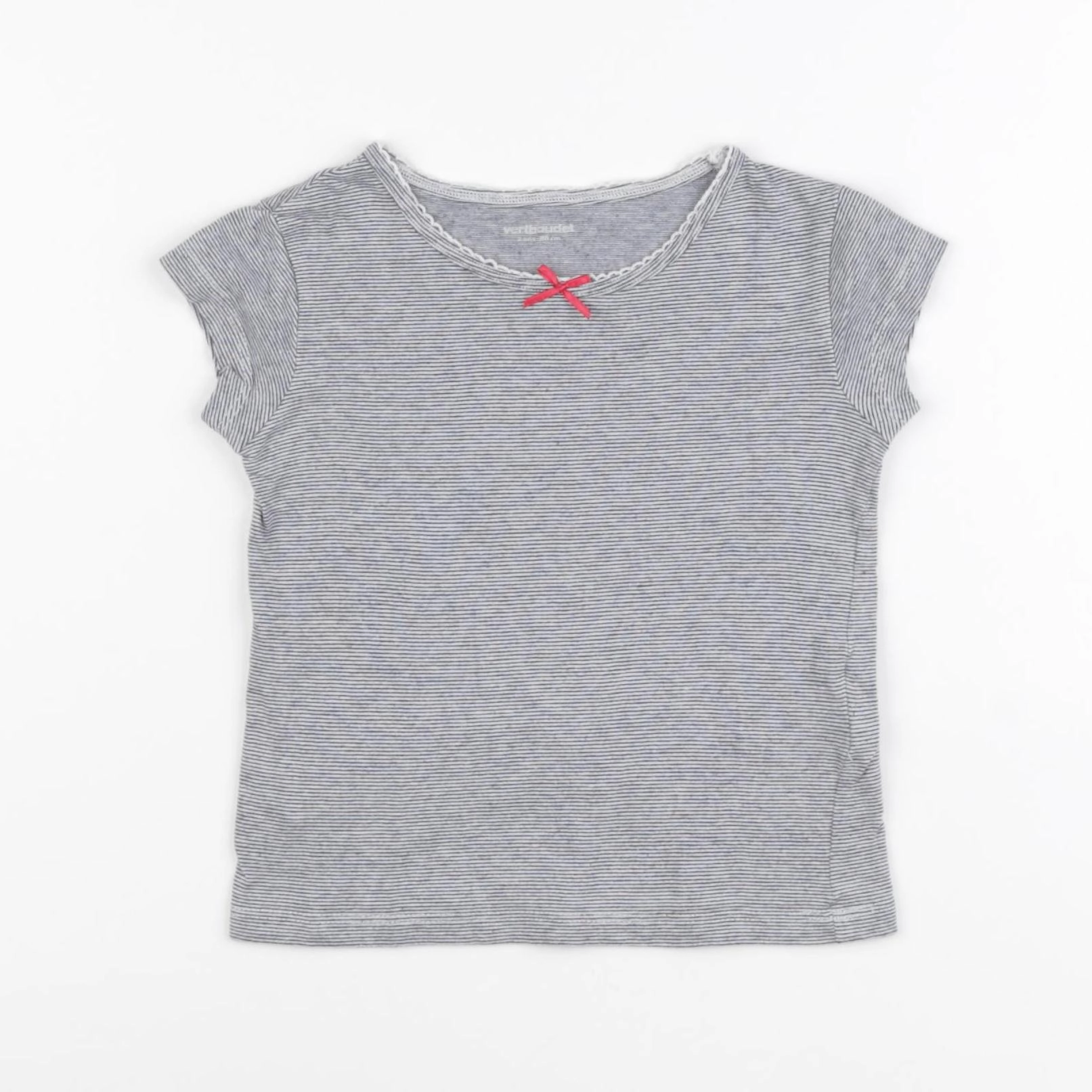 Vertbaudet - maillot de corps bleu - 2 ans
