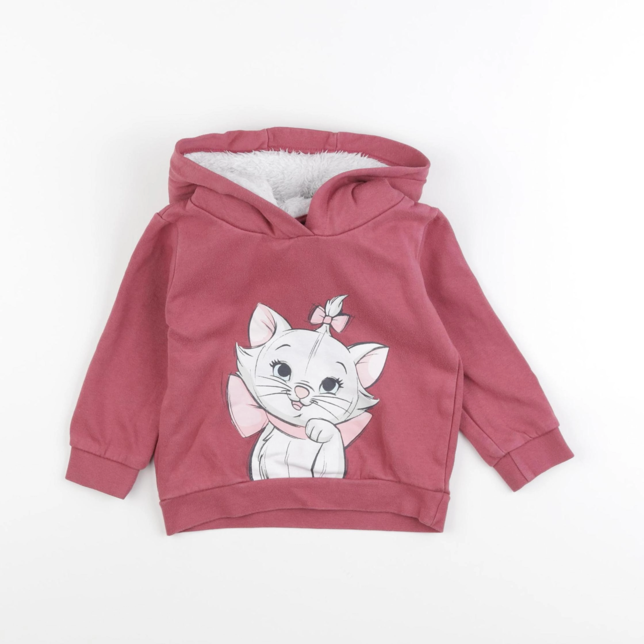 Vertbaudet - sweat rose - 2 ans