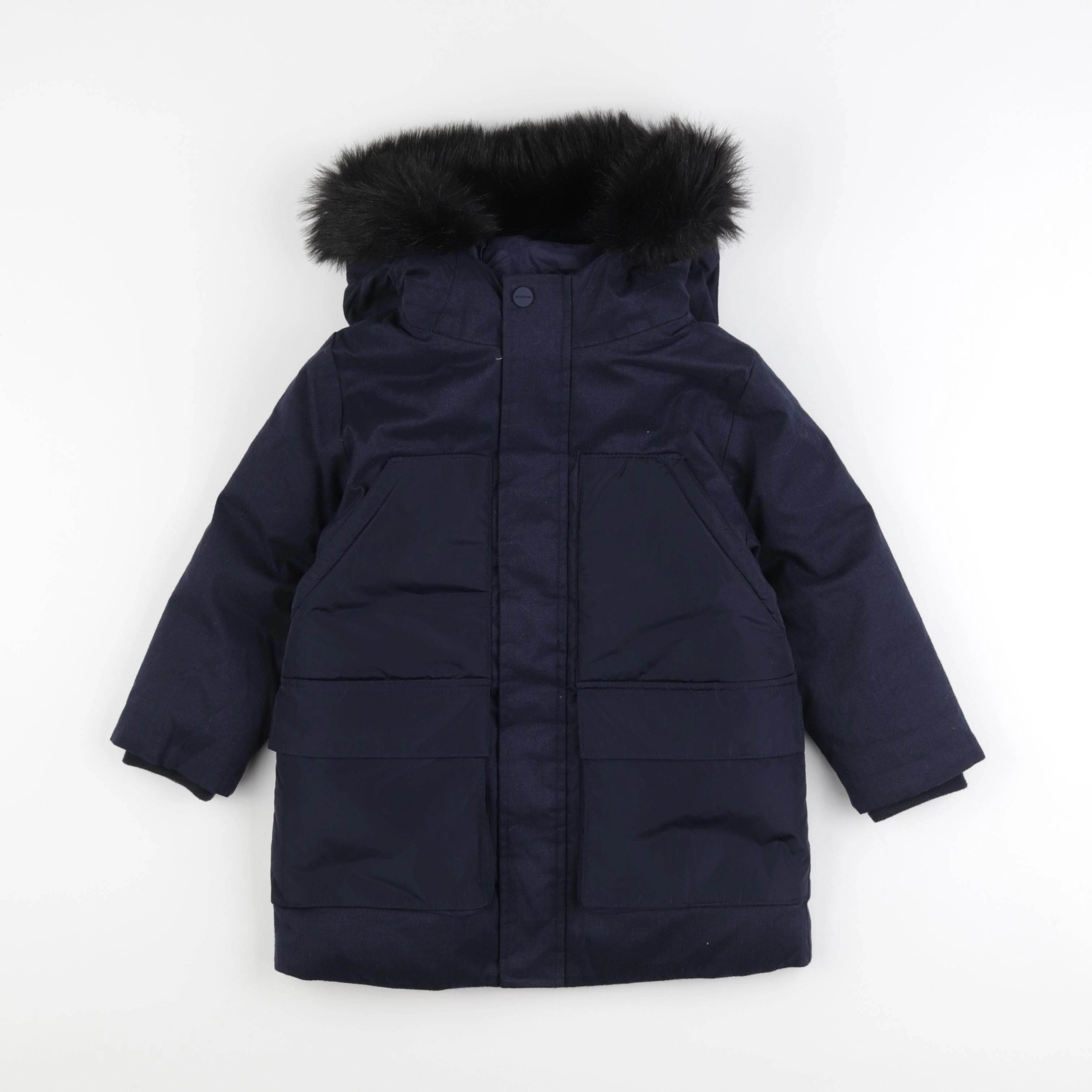 Jacadi - doudoune bleu, rose - 24 mois