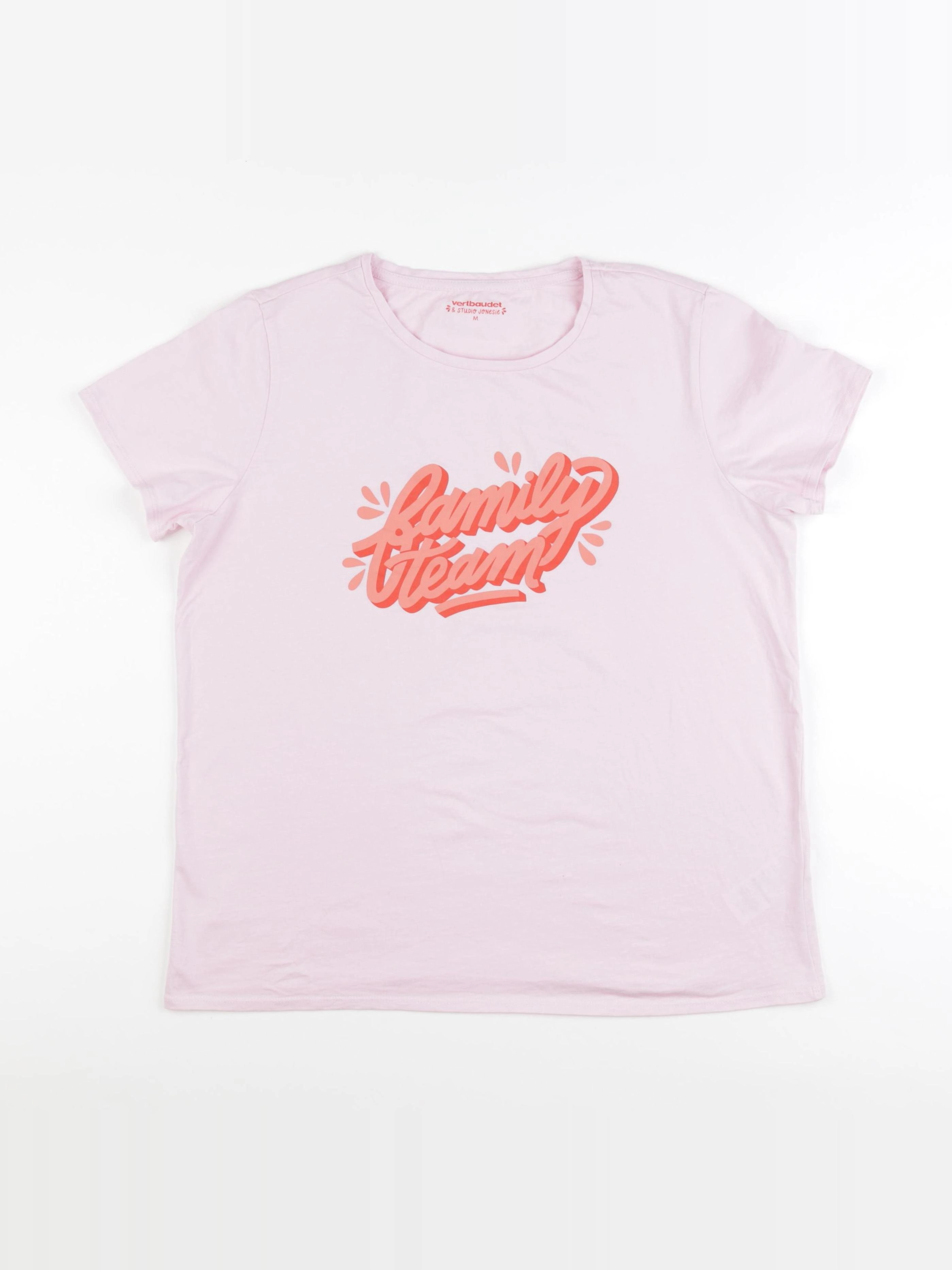 Vertbaudet - tee-shirt grossesse rose - m