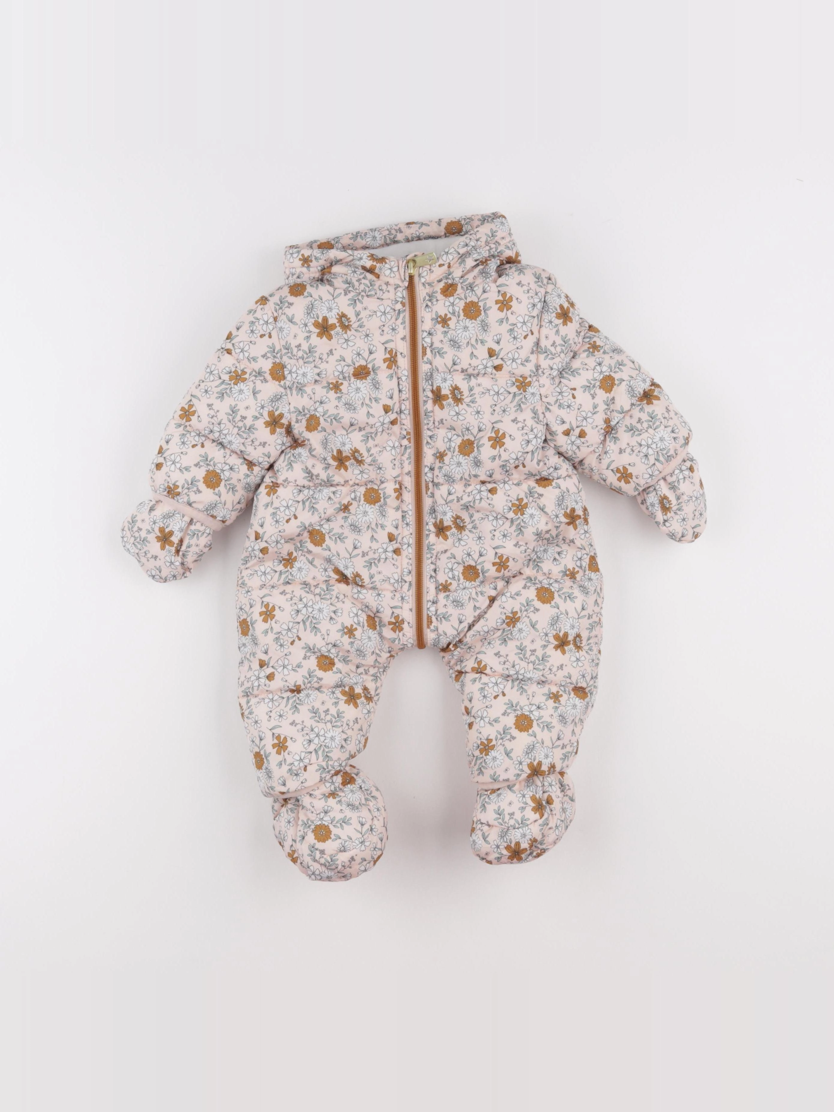 Vertbaudet - combi-pilote rose - 1 mois