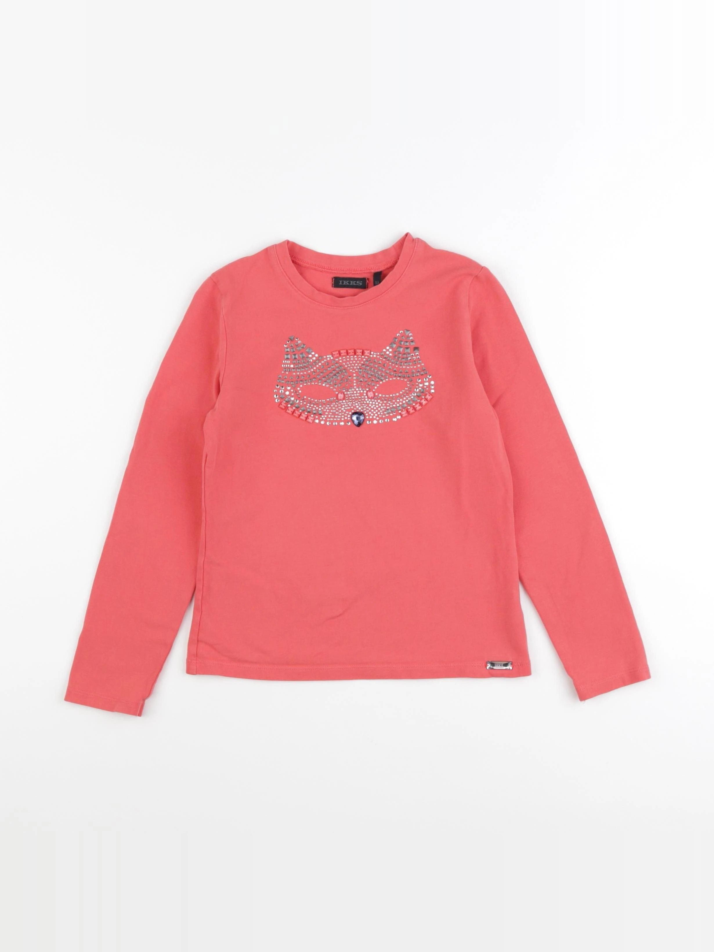 IKKS - tee-shirt rose - 8 ans