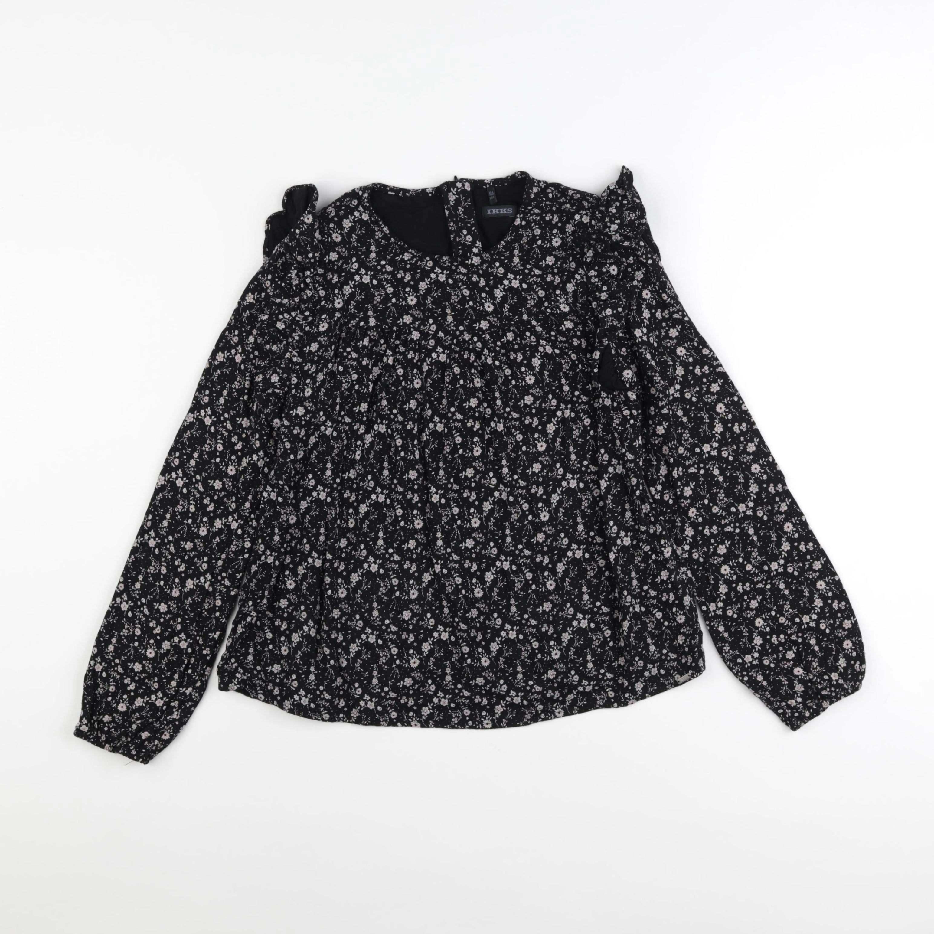 IKKS - blouse noir - 10 ans