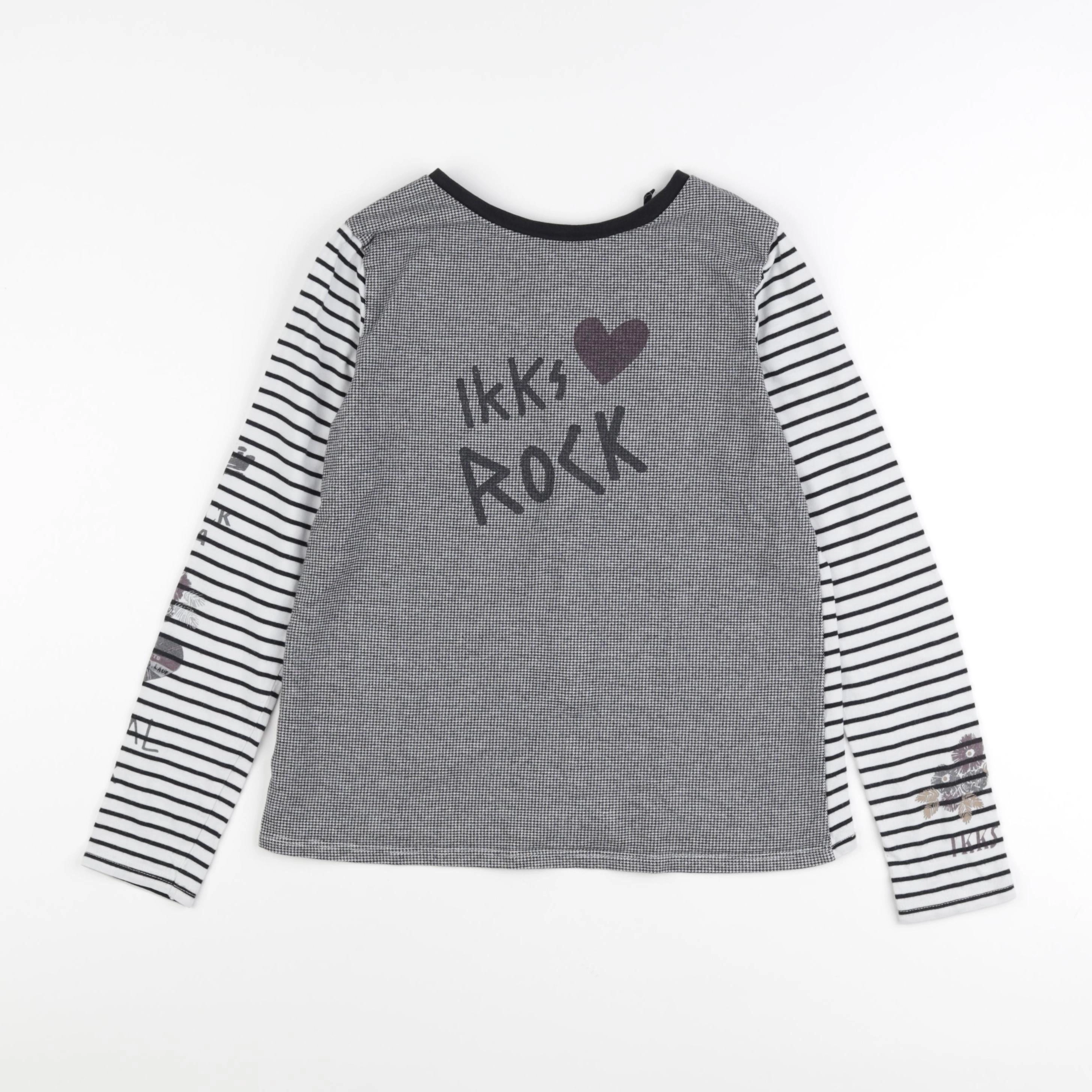 IKKS - tee-shirt gris - 12 ans