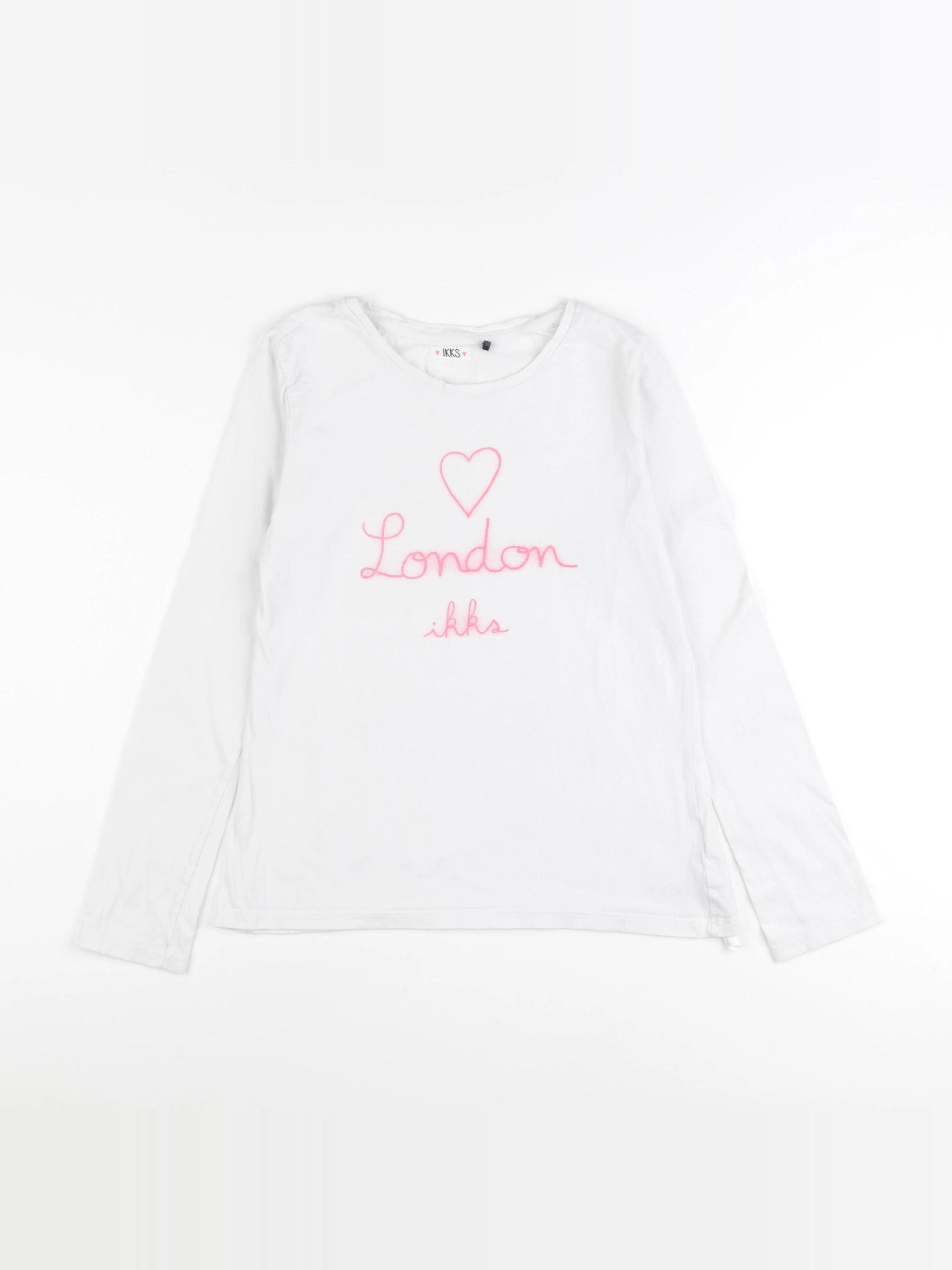 IKKS - tee-shirt blanc - 12 ans