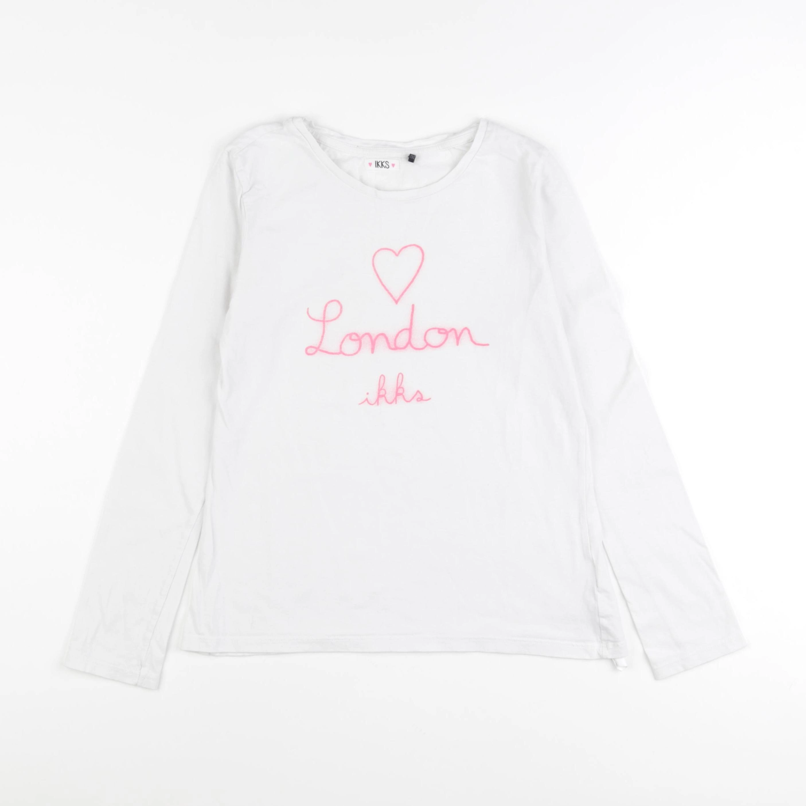 IKKS - tee-shirt blanc - 12 ans