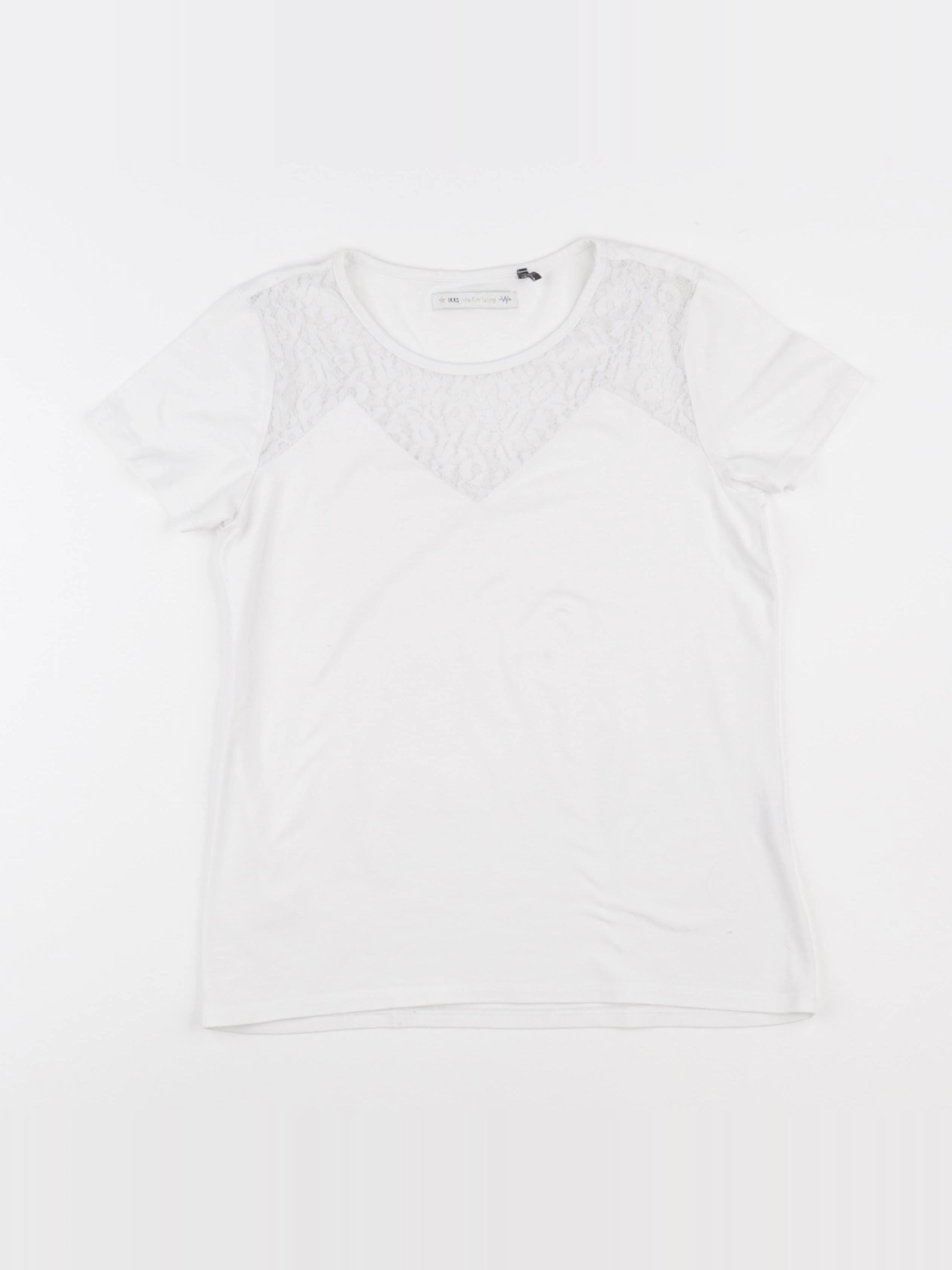 IKKS - tee-shirt blanc - 12 ans