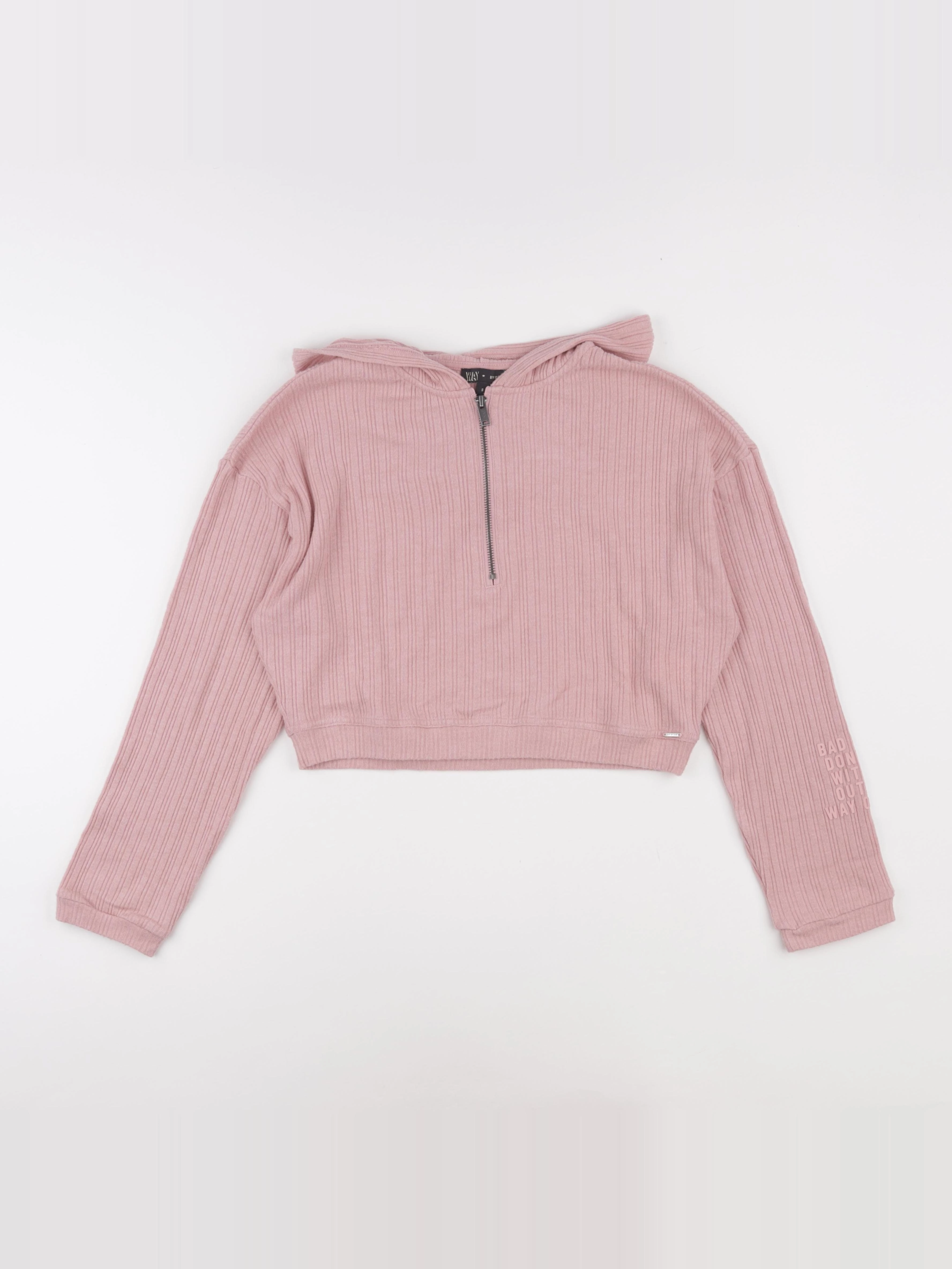IKKS - pull court rose - 14 ans
