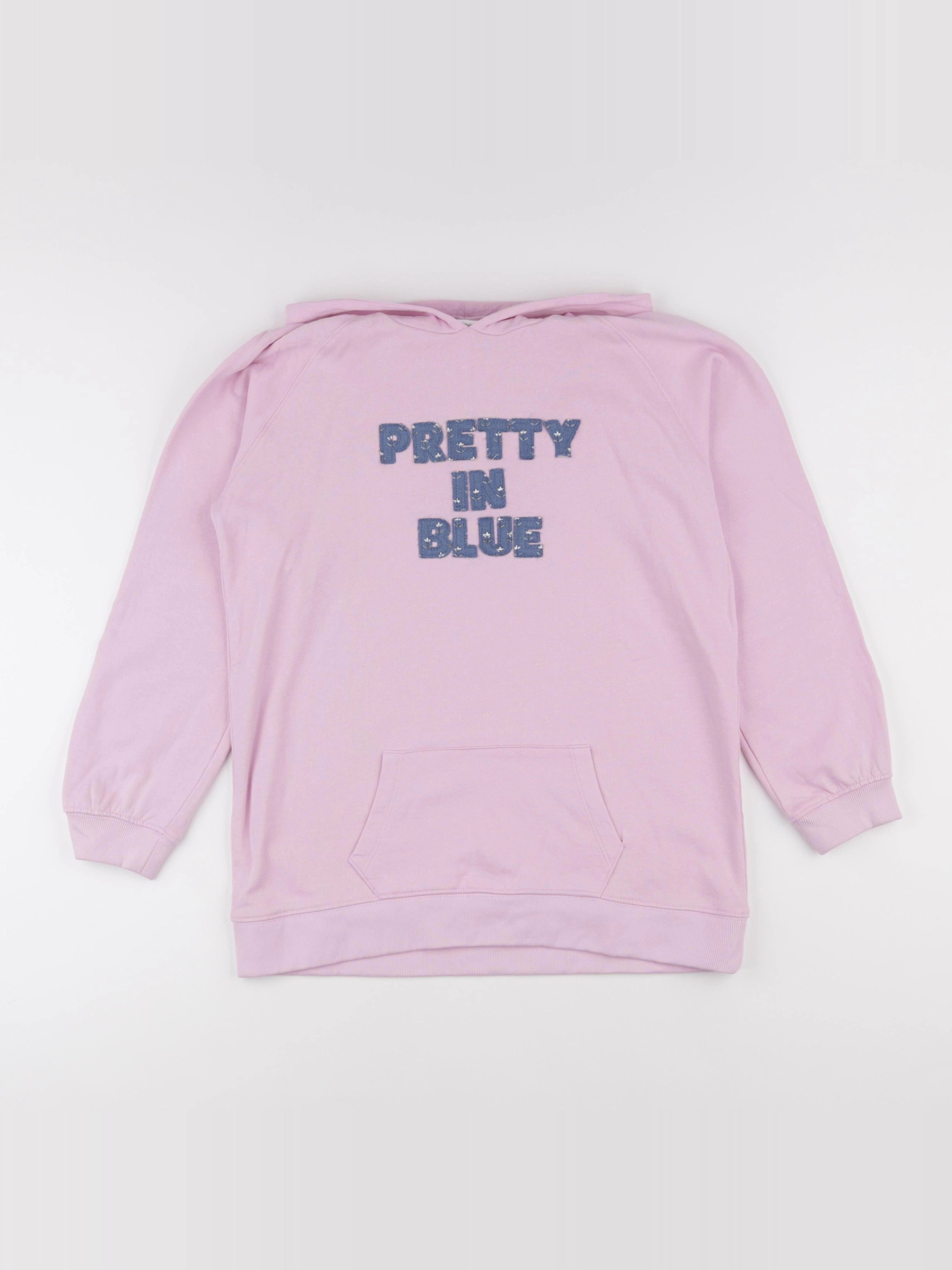 Vertbaudet - sweat rose - 14 ans