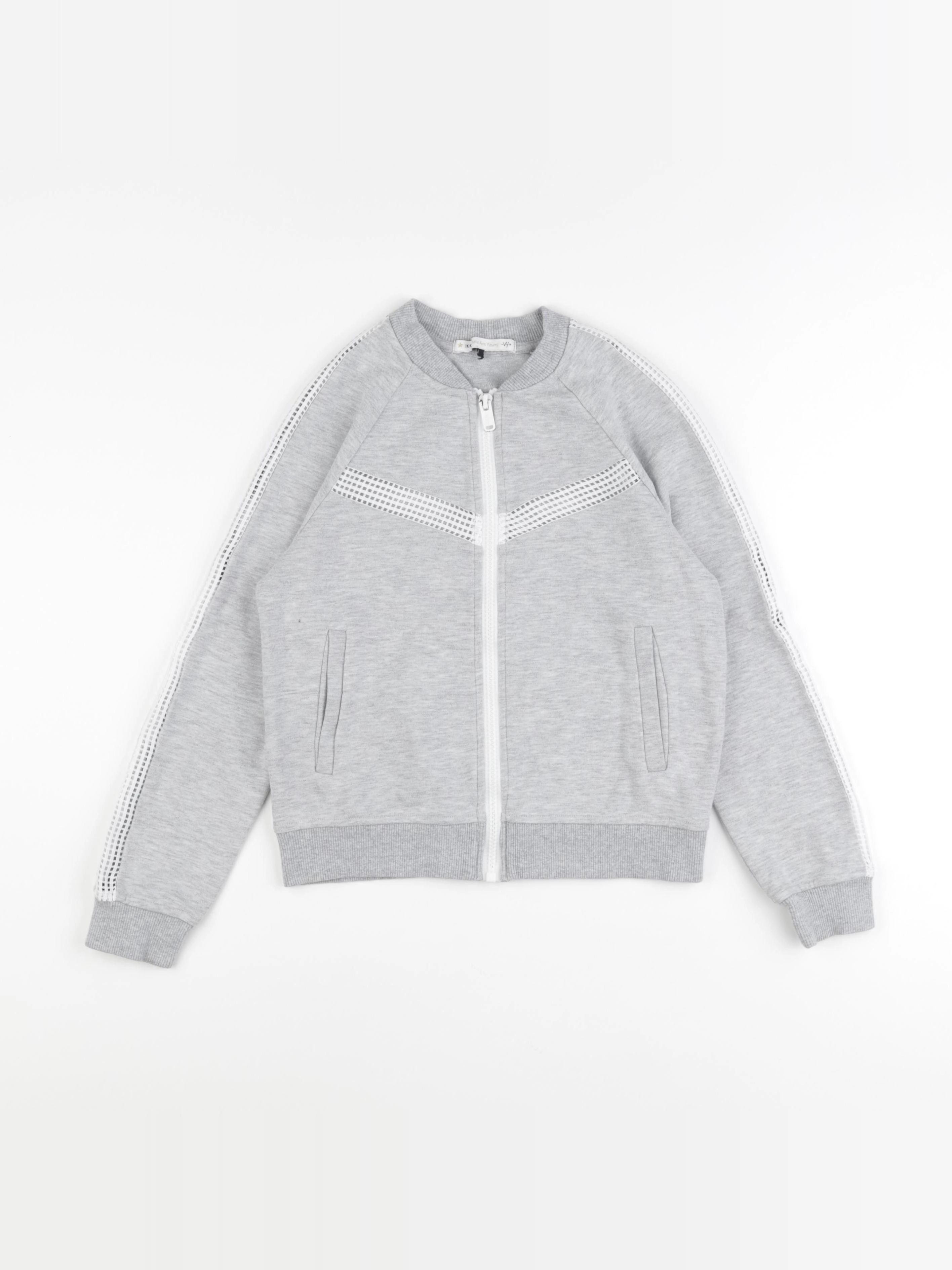 IKKS - sweat gris - 10 ans