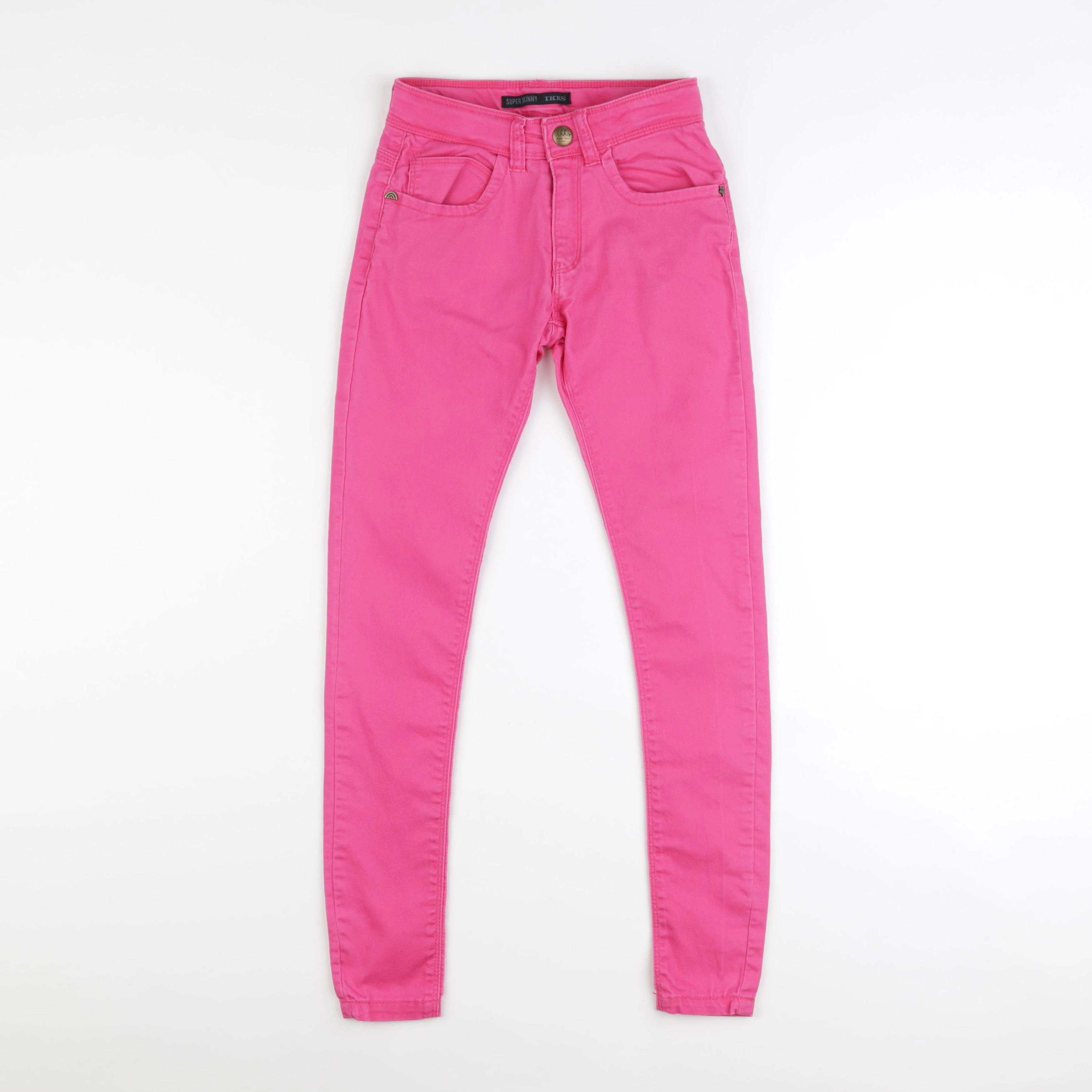 IKKS - pantalon rose - 10 ans