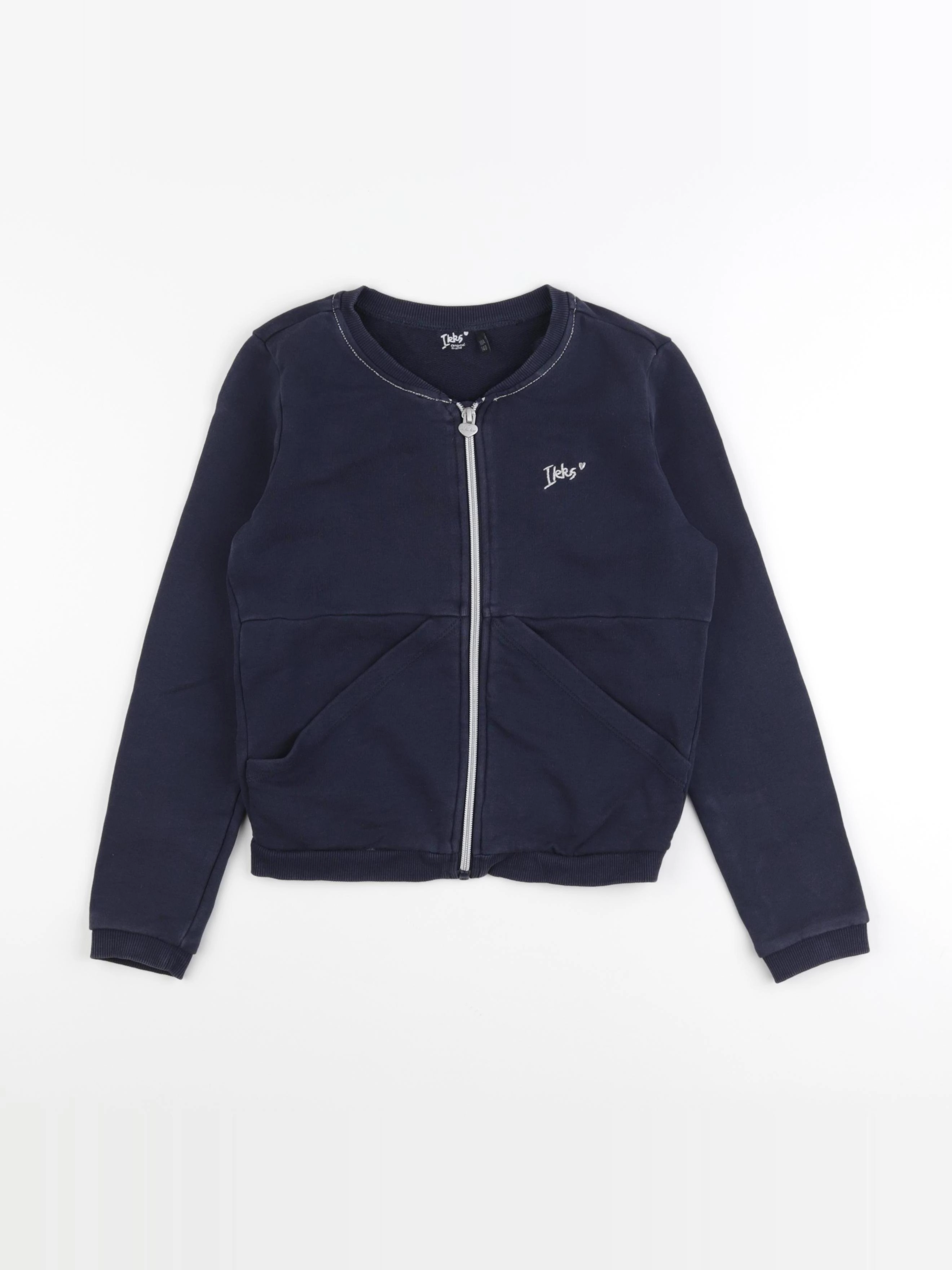 IKKS - sweat bleu - 10 ans