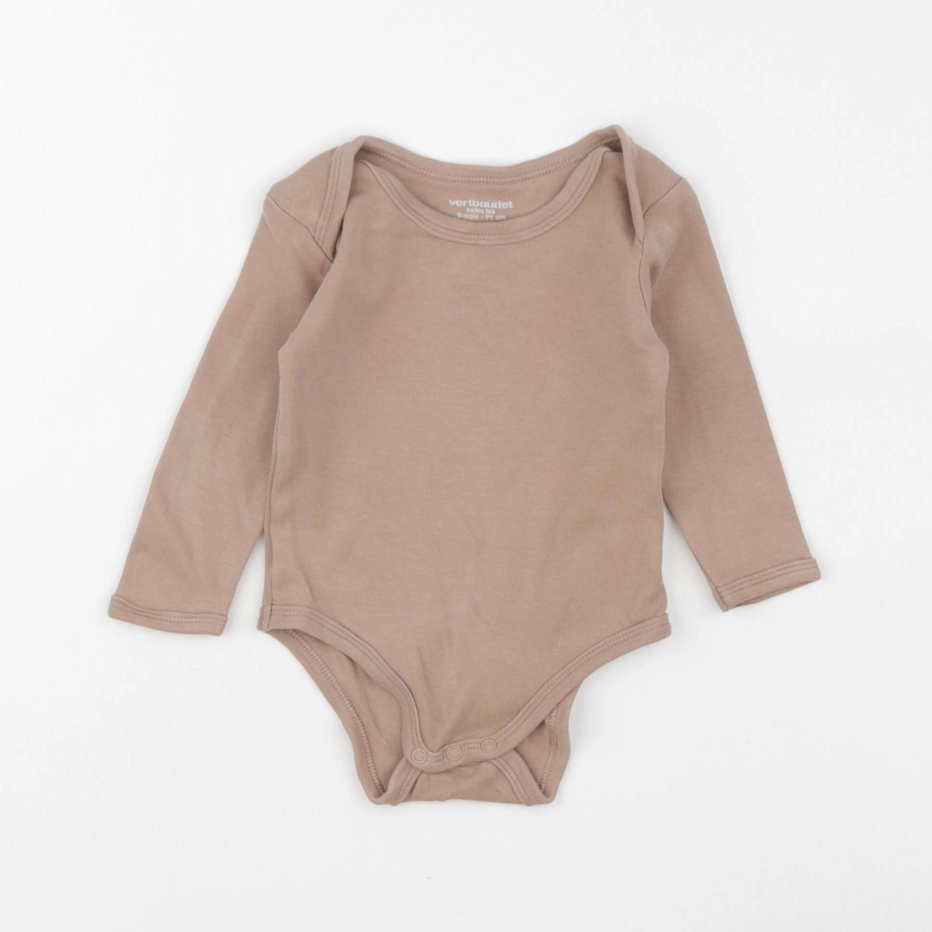 Vertbaudet - body marron - 9 mois