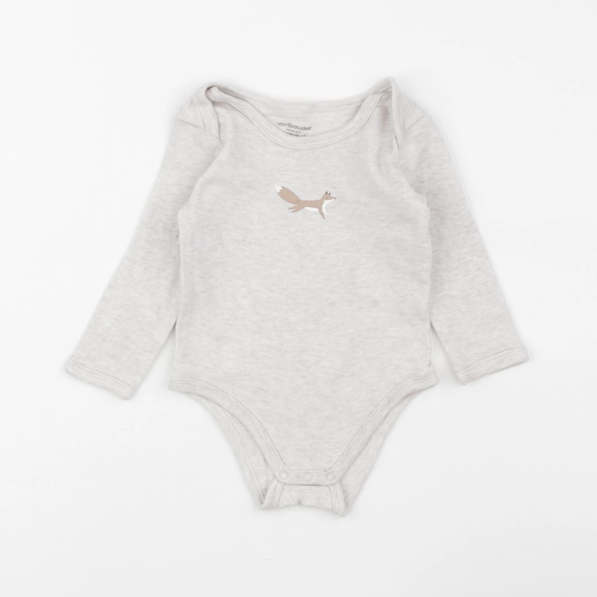 Vertbaudet - body beige - 9 mois