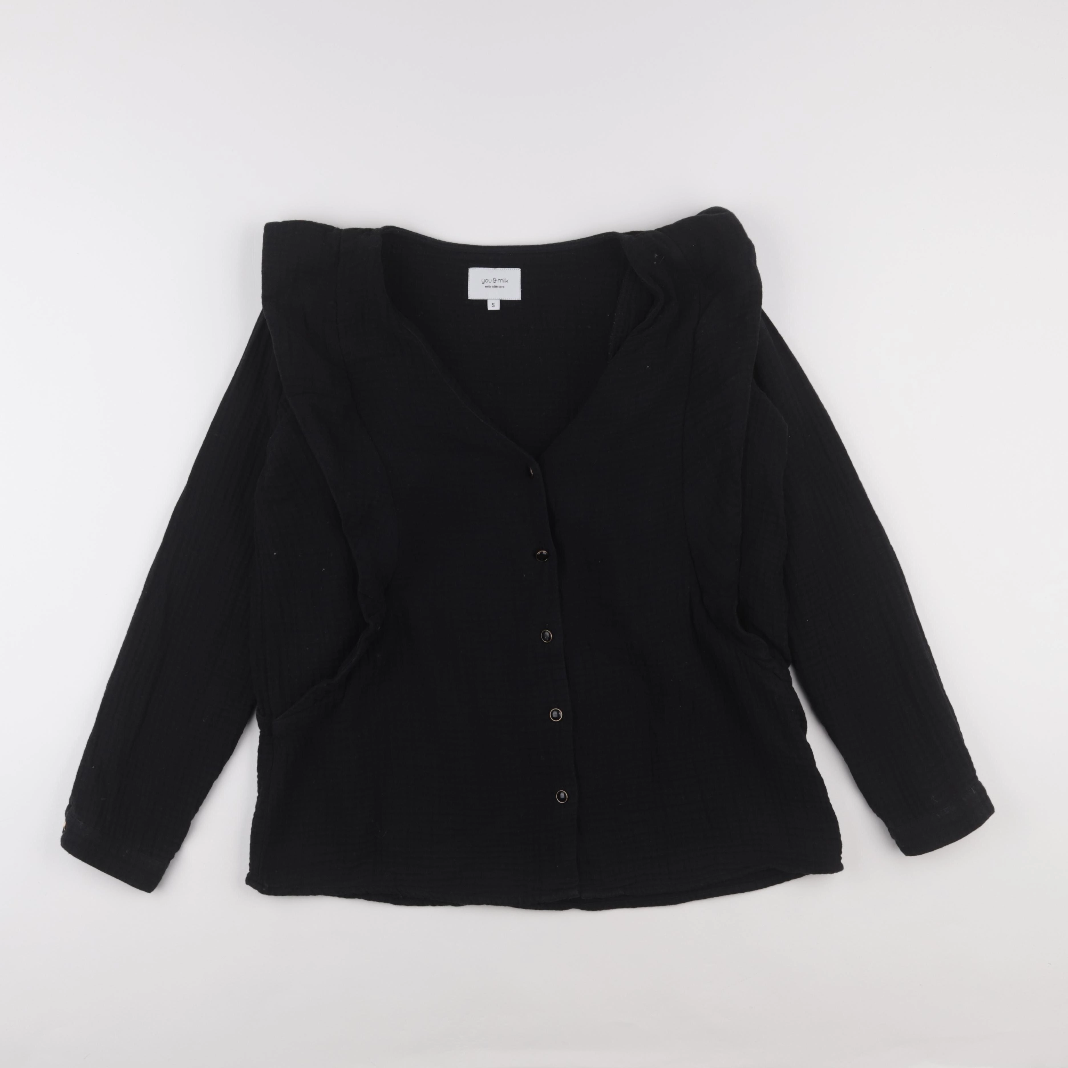 You and milk - blouse grossesse, allaitement noir - s