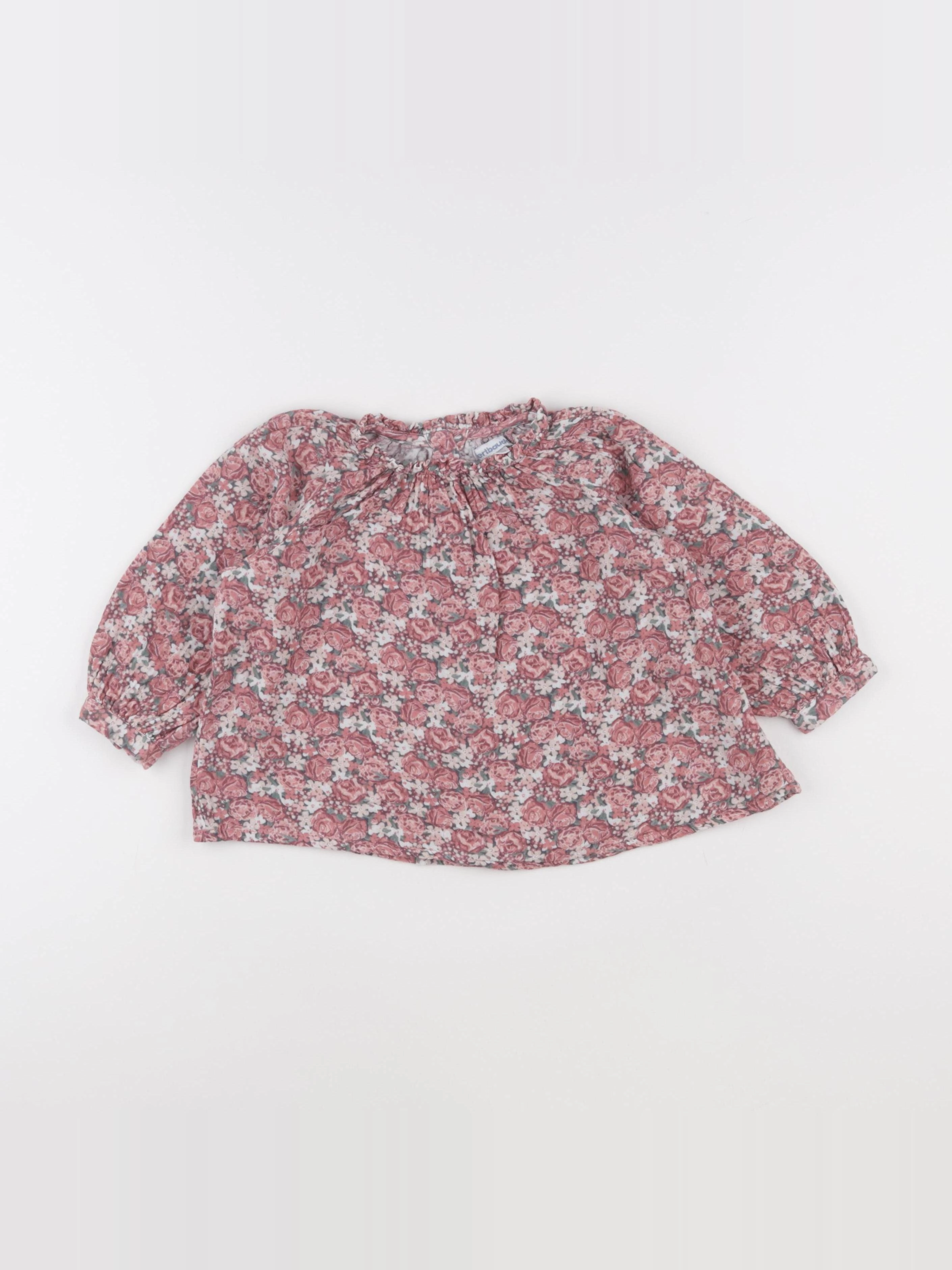 Vertbaudet - blouse rose - 2 ans