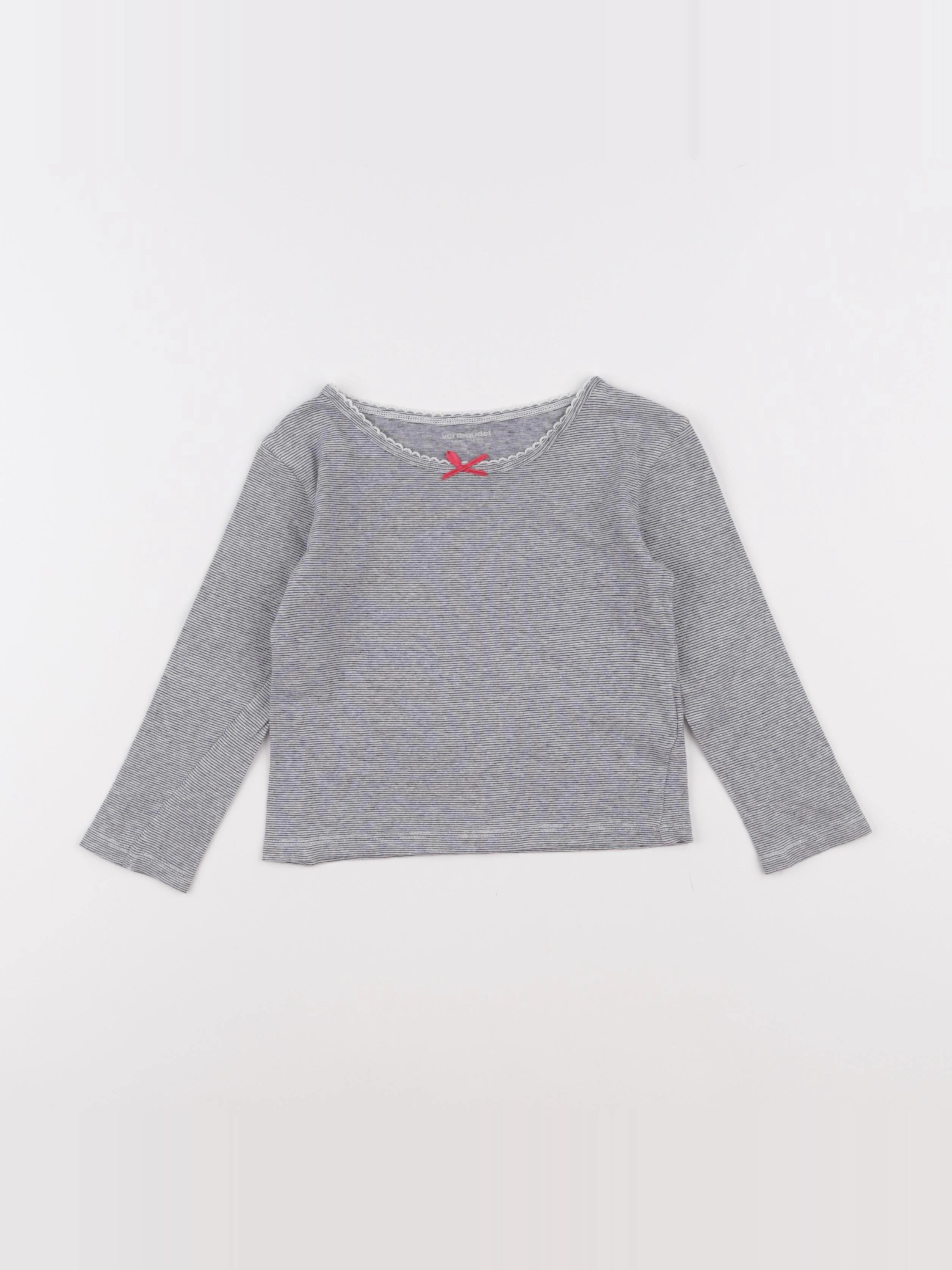 Vertbaudet - maillot de corps bleu - 4 ans