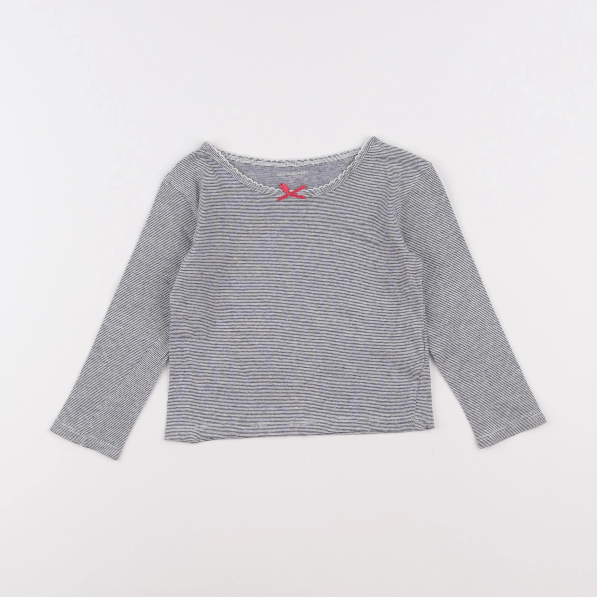 Vertbaudet - maillot de corps bleu - 4 ans