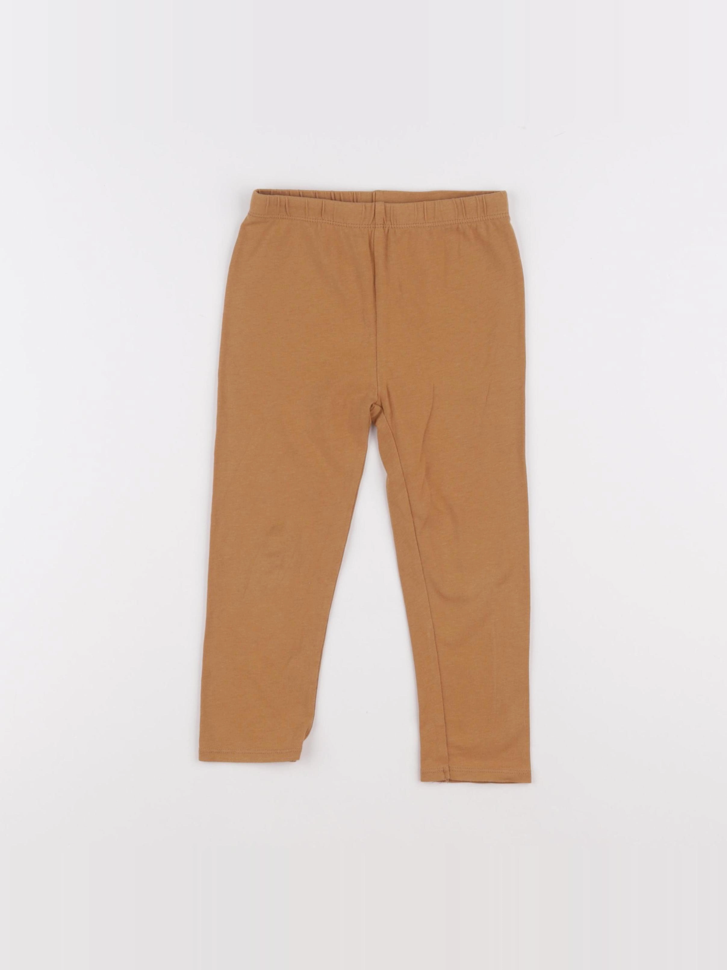 Vertbaudet - legging marron - 36 mois