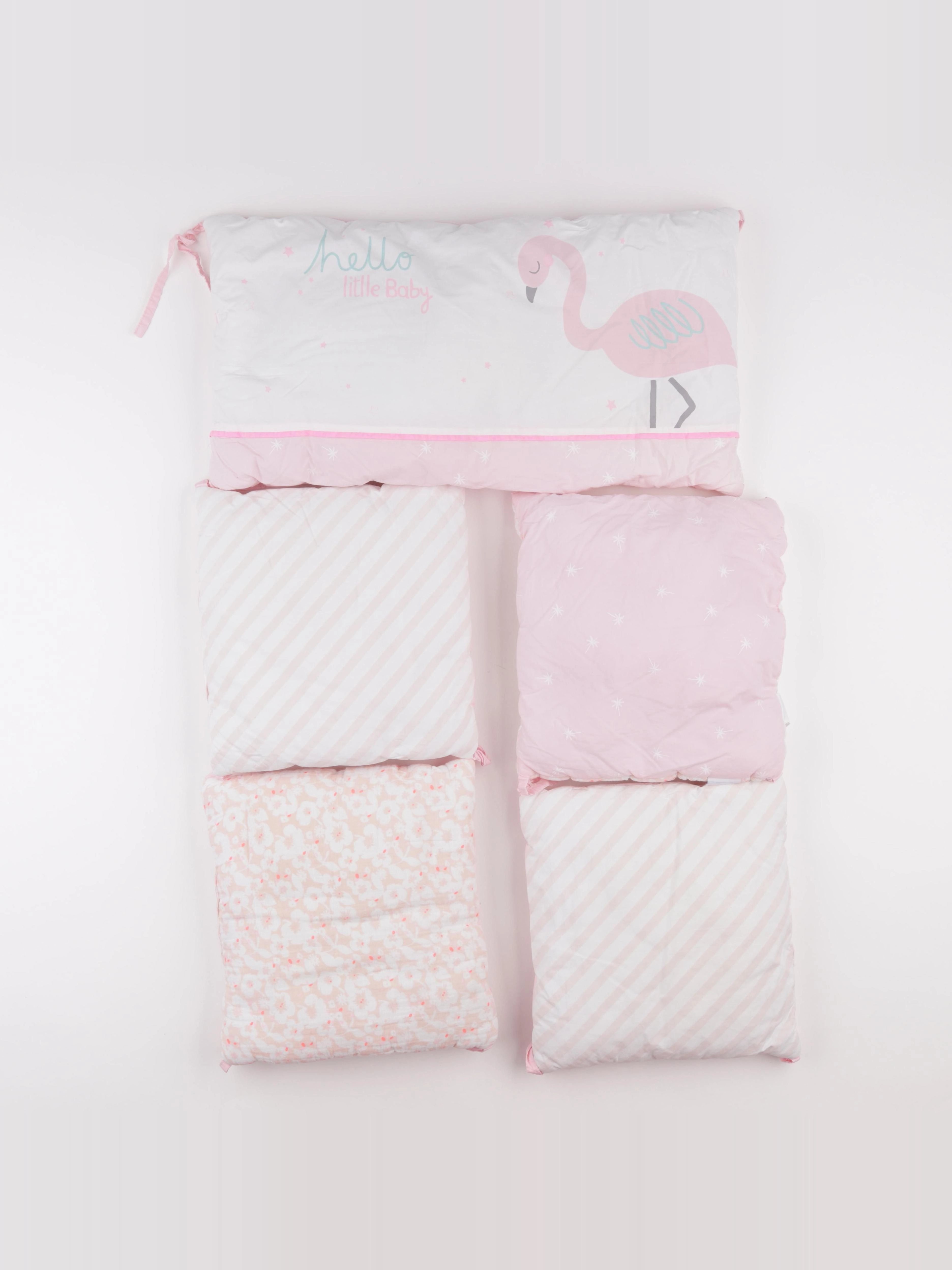 Vertbaudet - tour de lit rose - 