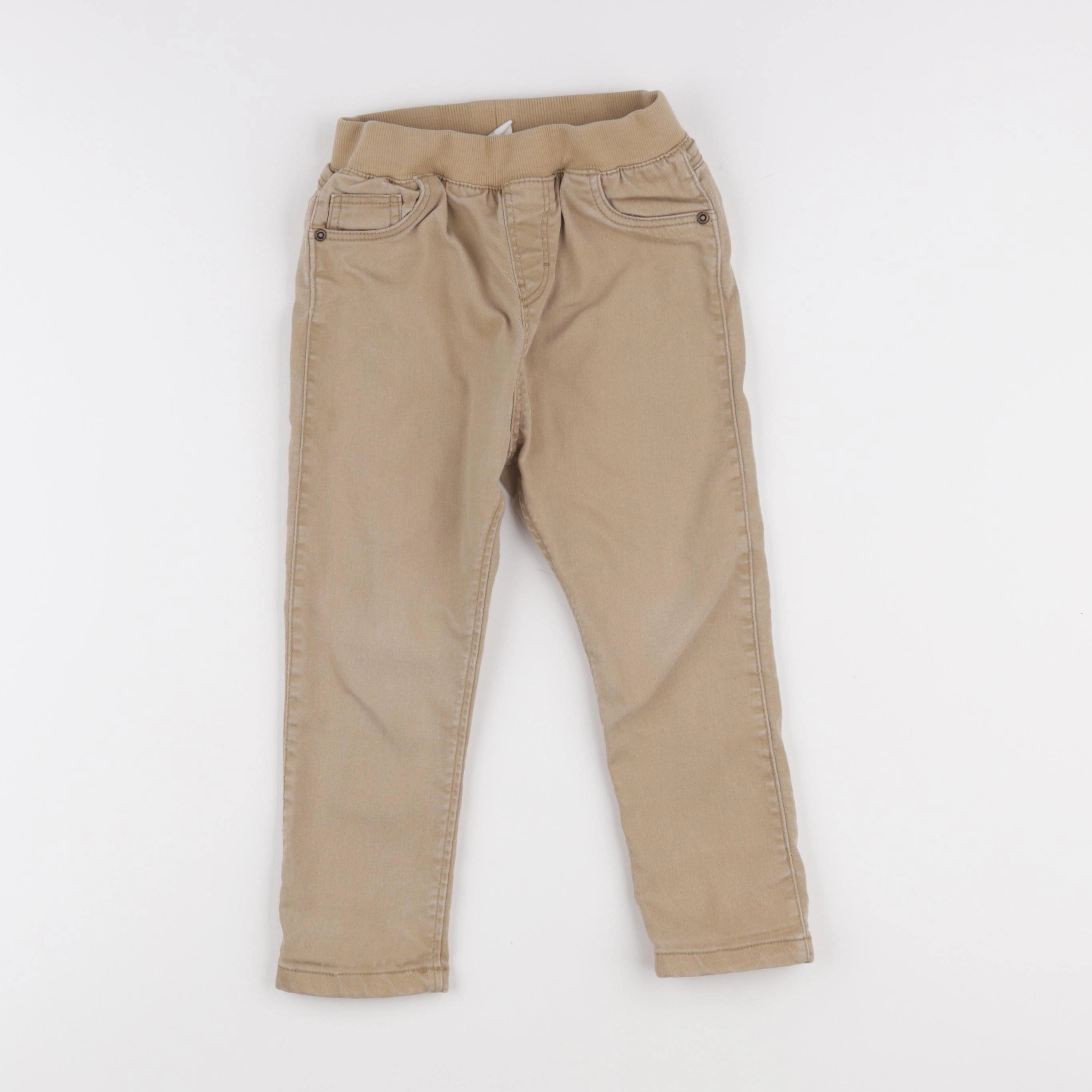 H&M - jean marron - 2/3 ans