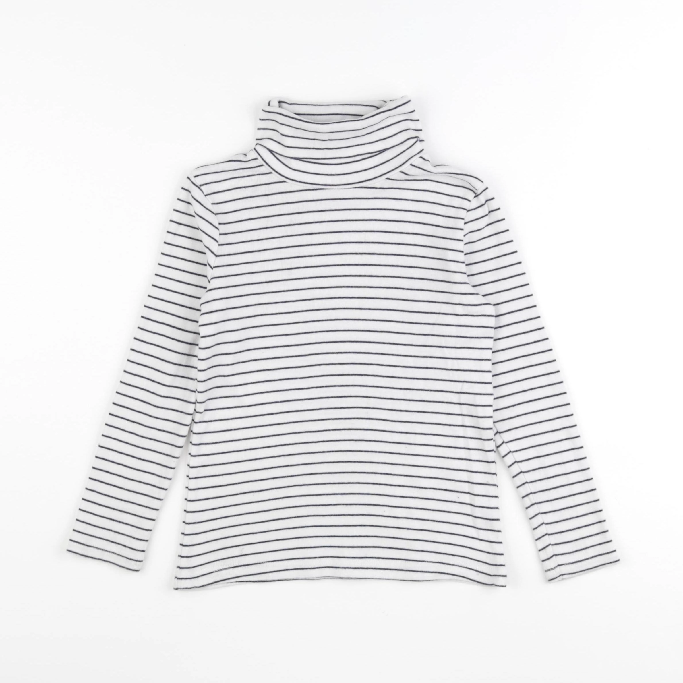 La Redoute - sous-pull blanc, bleu - 6 ans