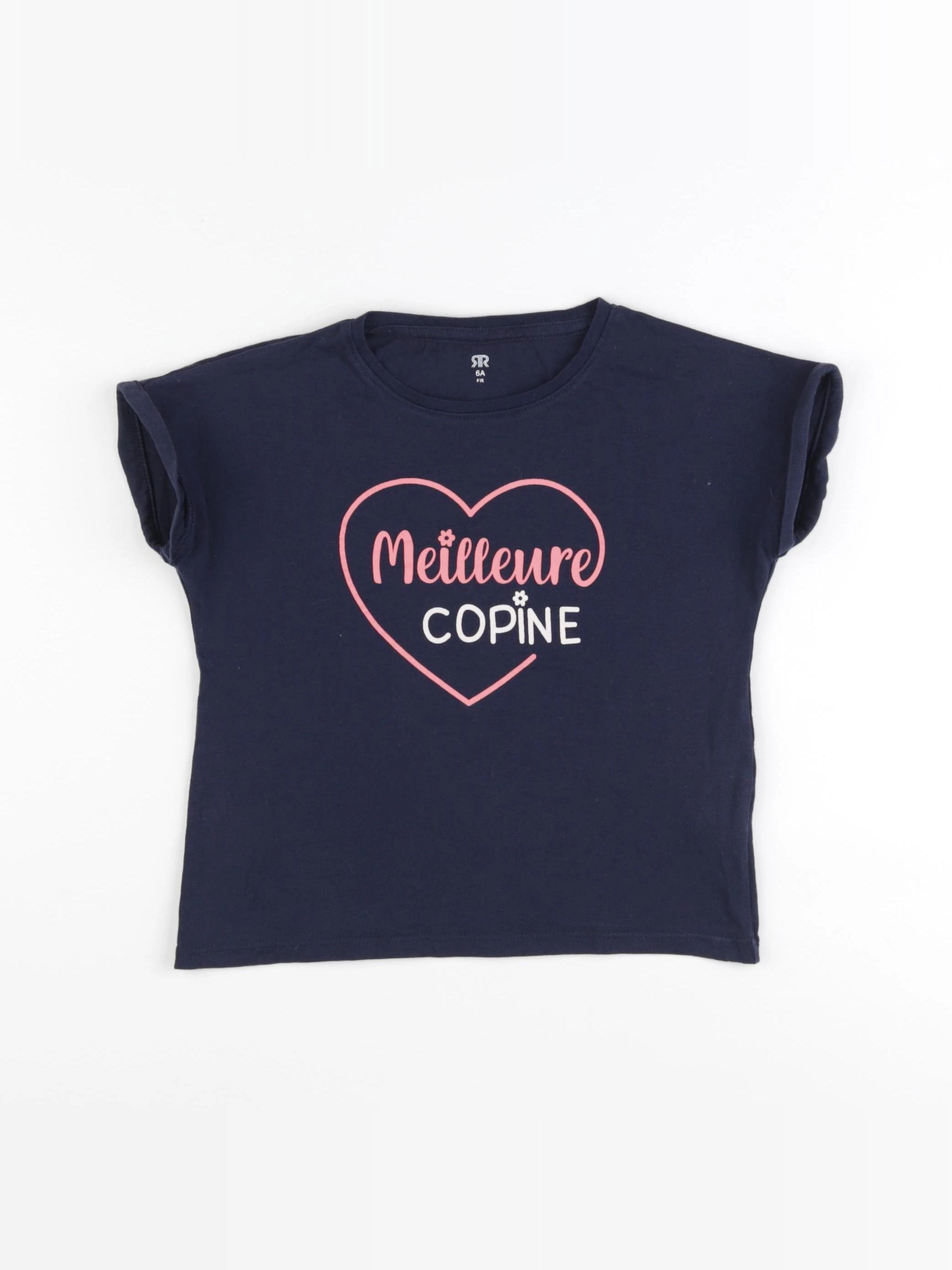 La Redoute - tee-shirt bleu - 6 ans