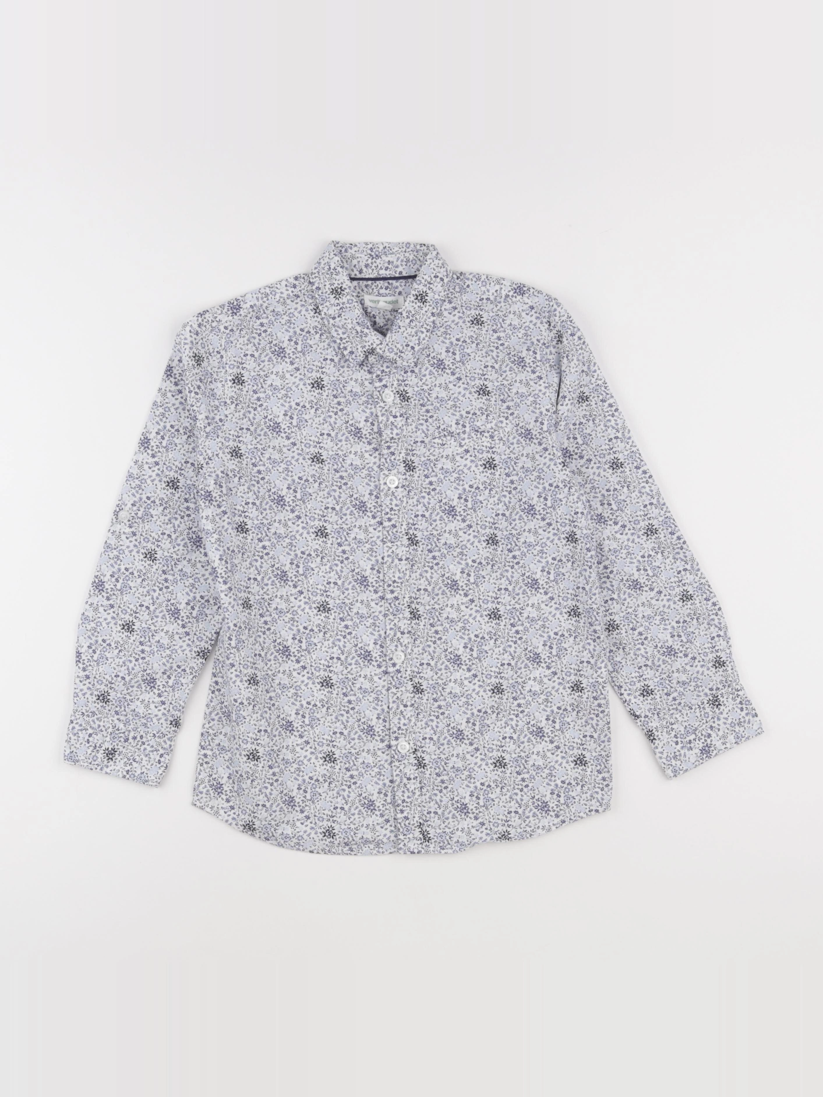 Vertbaudet - chemise bleu - 8 ans