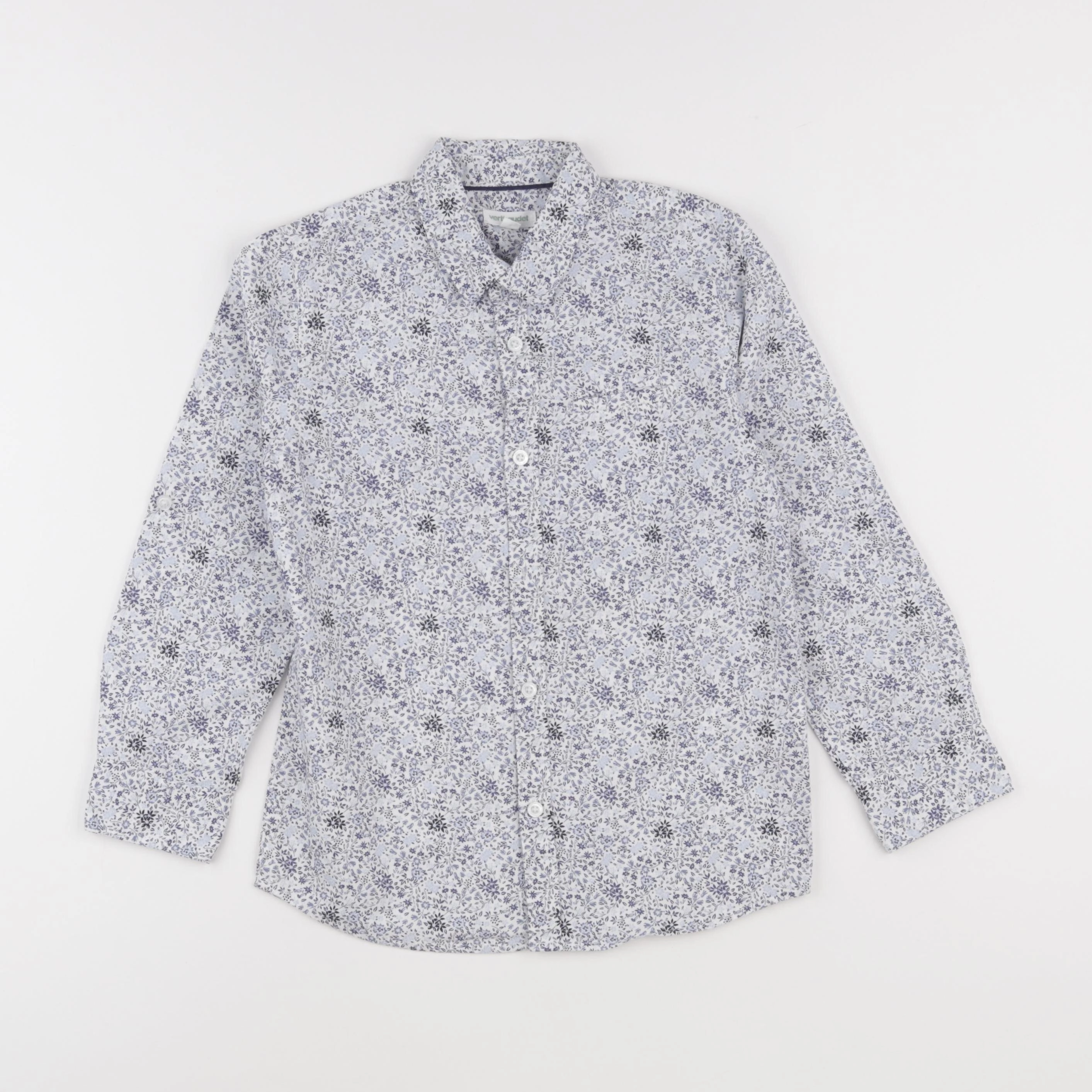Vertbaudet - chemise bleu - 8 ans