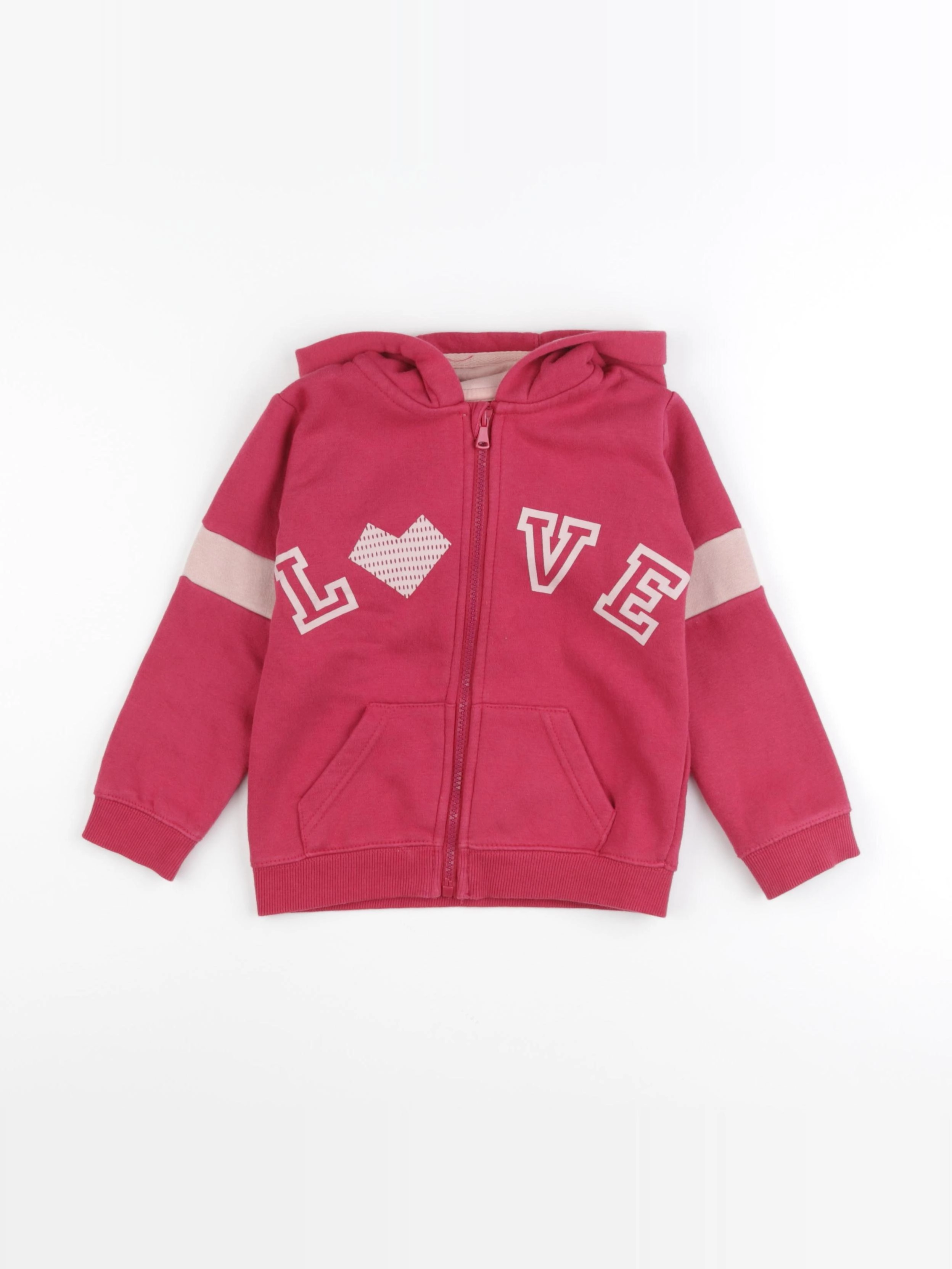 Vertbaudet - sweat rose - 5 ans