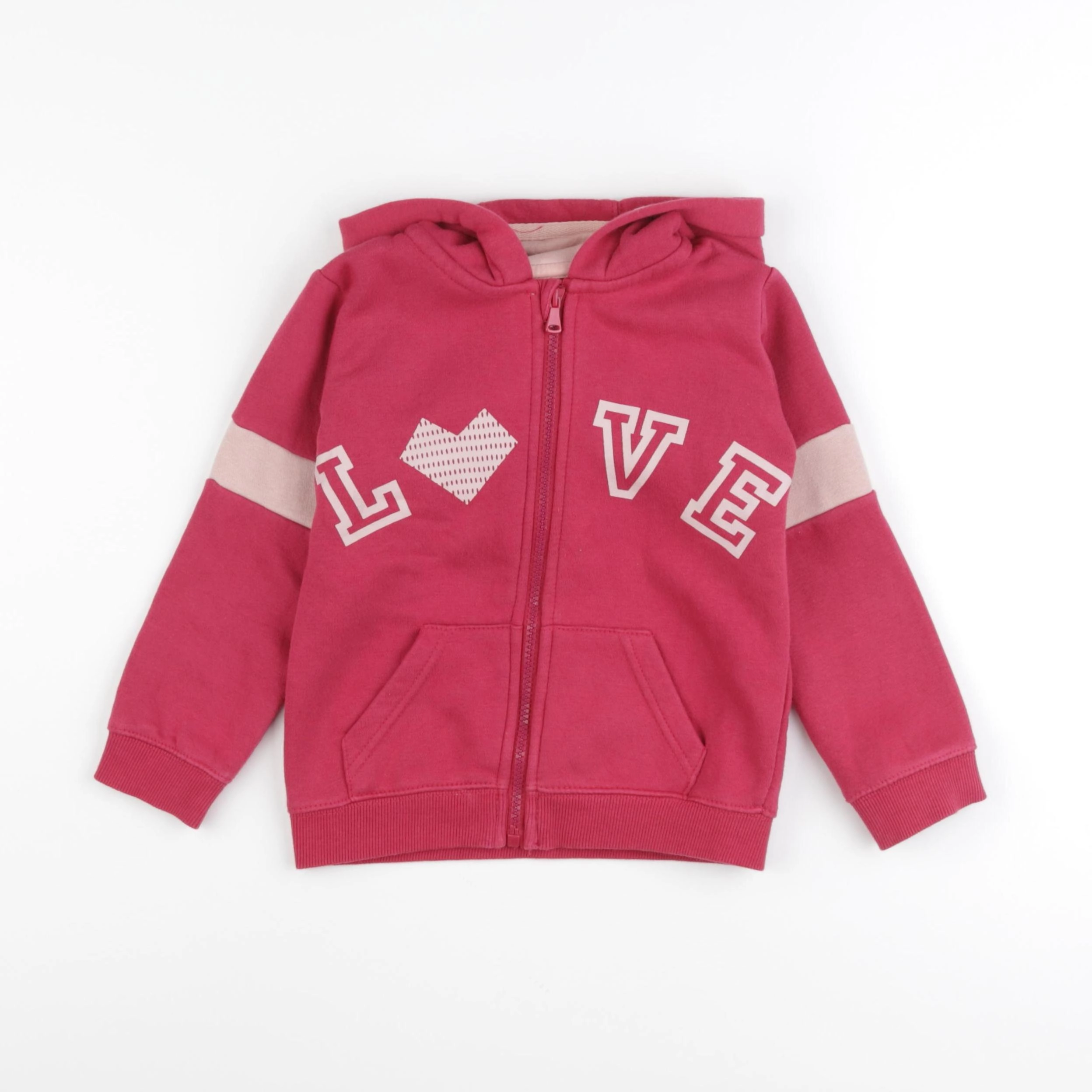 Vertbaudet - sweat rose - 5 ans