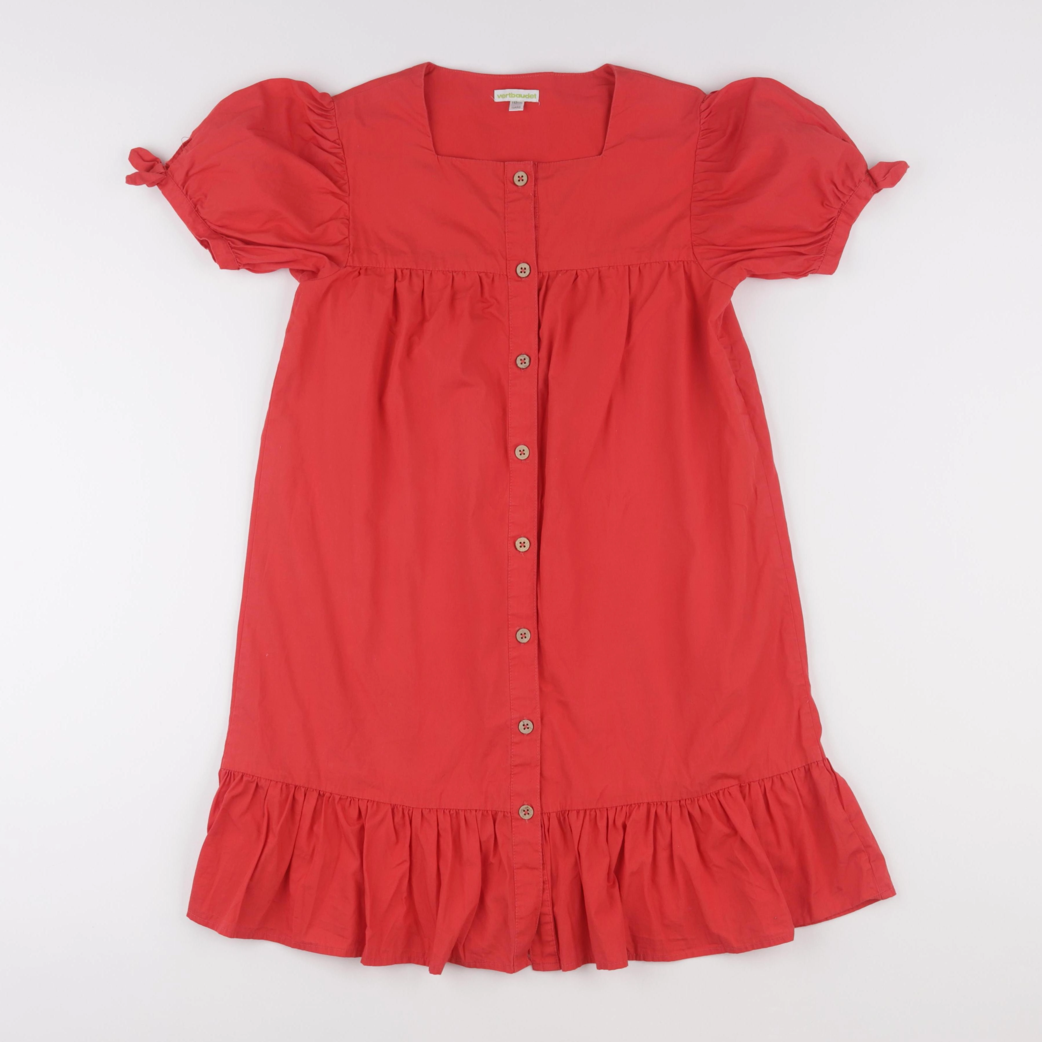 Vertbaudet - robe rouge - 12 ans