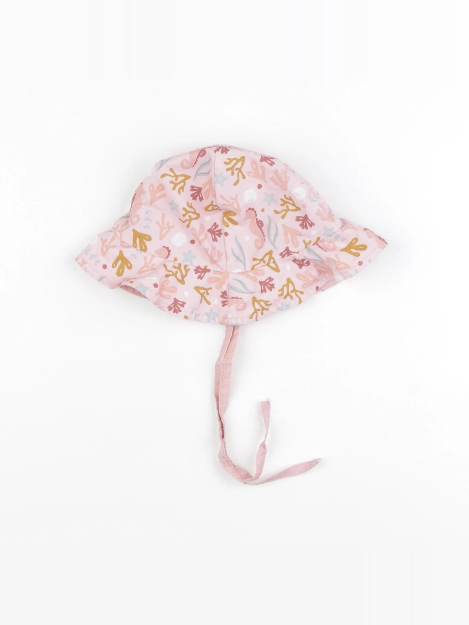 Vertbaudet - chapeau réversible multicolore - 1 mois