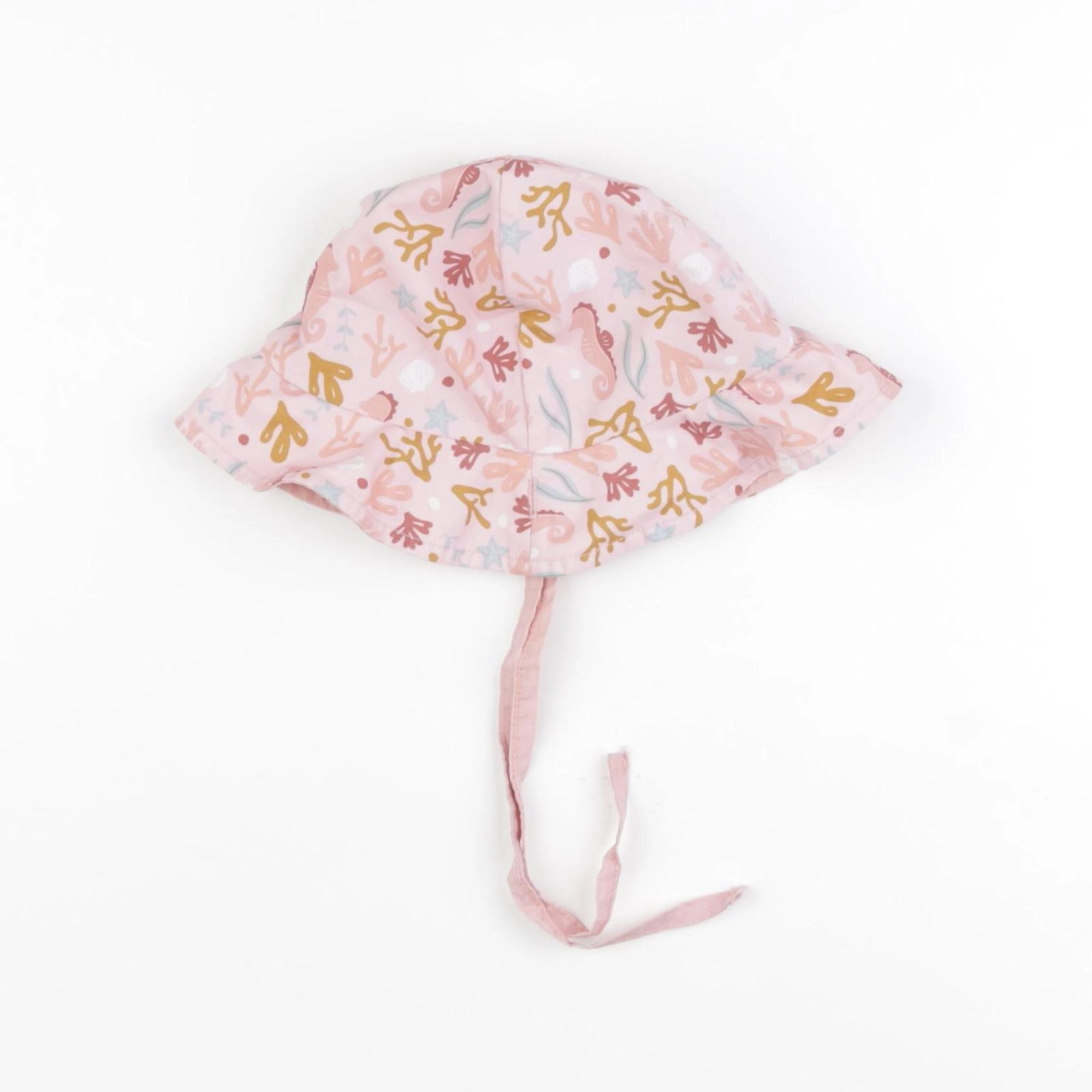 Vertbaudet - chapeau réversible multicolore - 1 mois