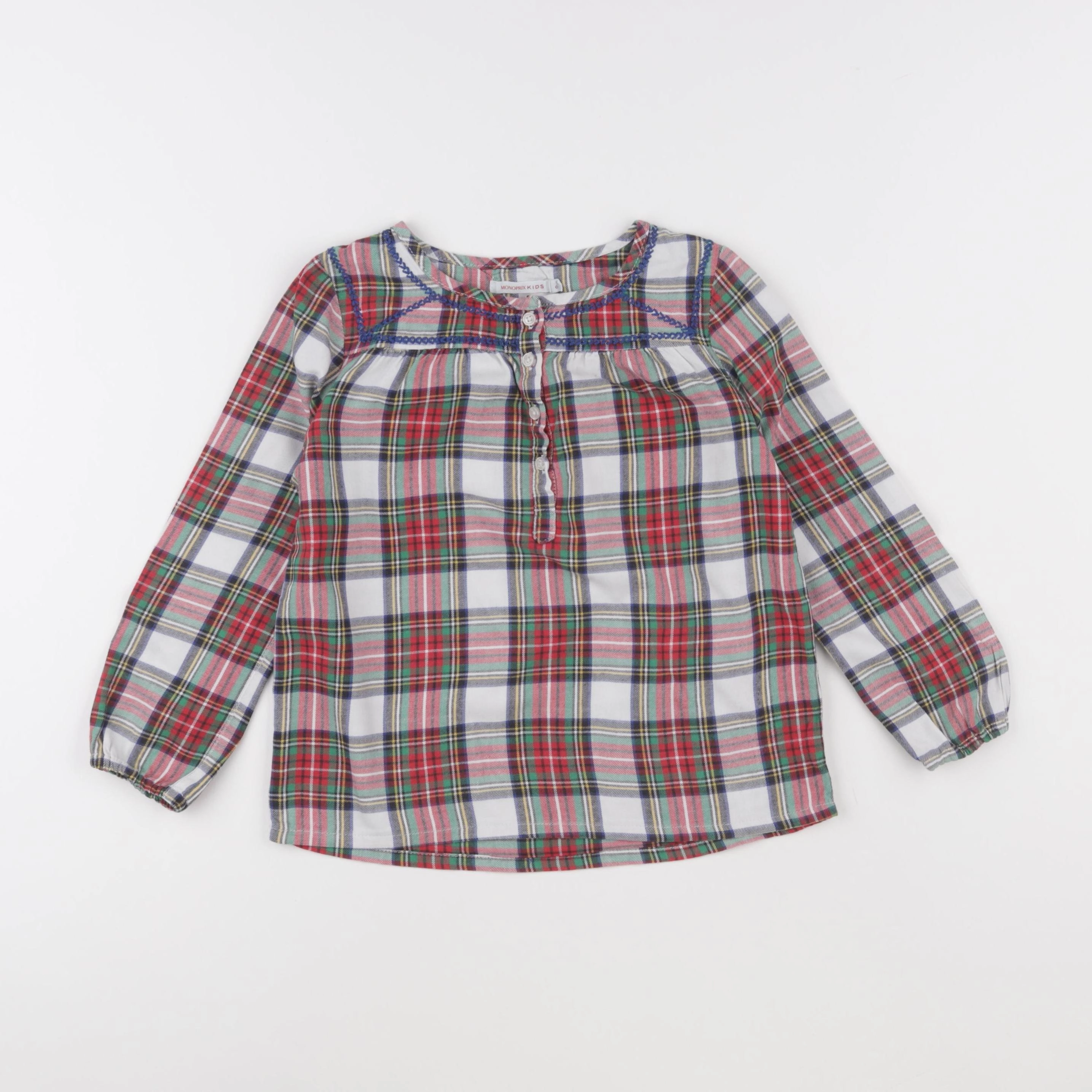 Monoprix - blouse multicolore - 6 ans