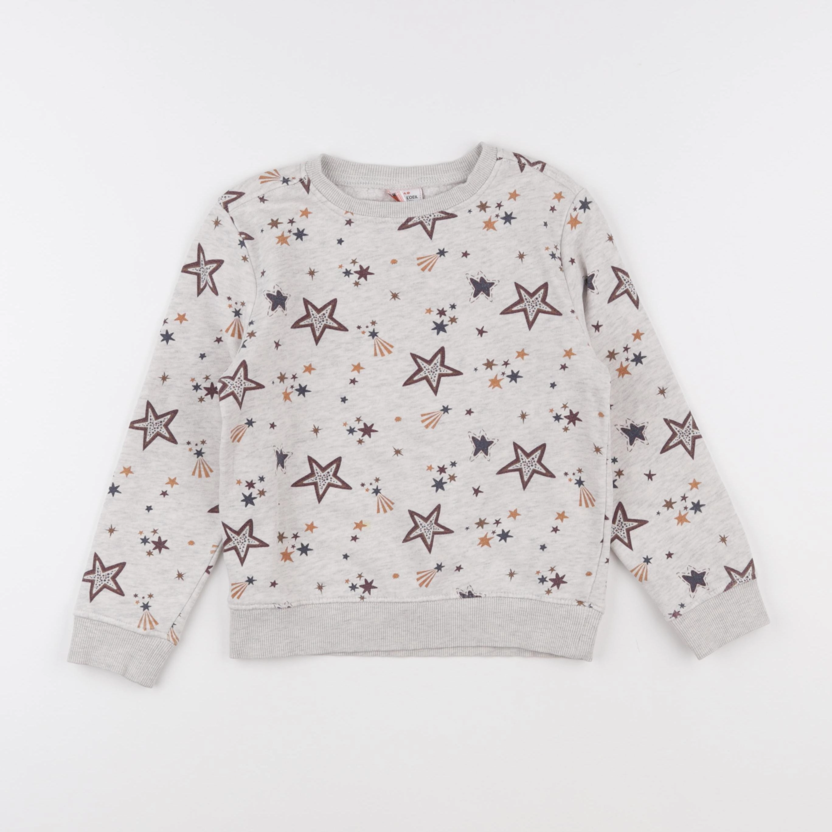 Tape à l'oeil - sweat marron - 6 ans