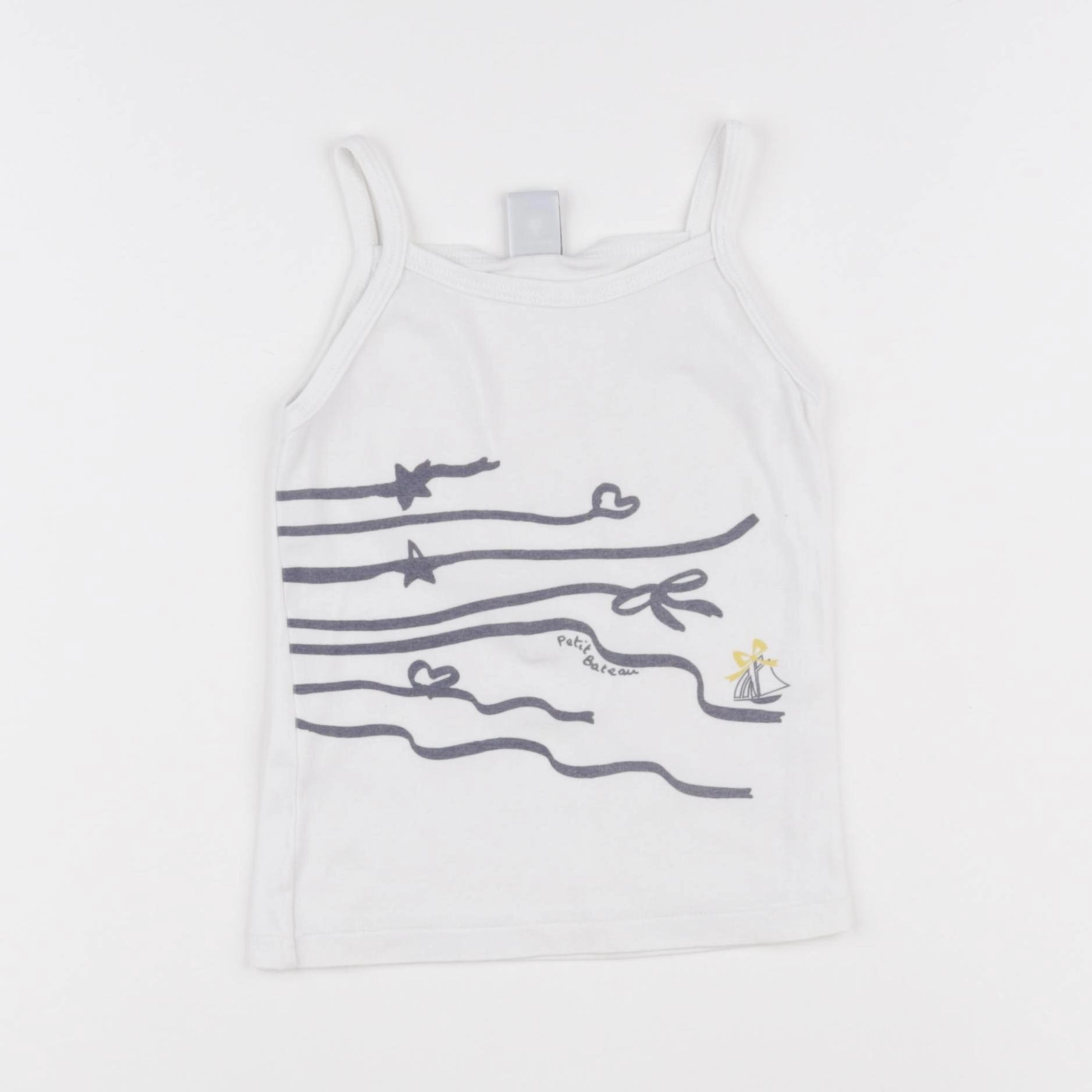 Petit Bateau - maillot de corps blanc - 4 ans