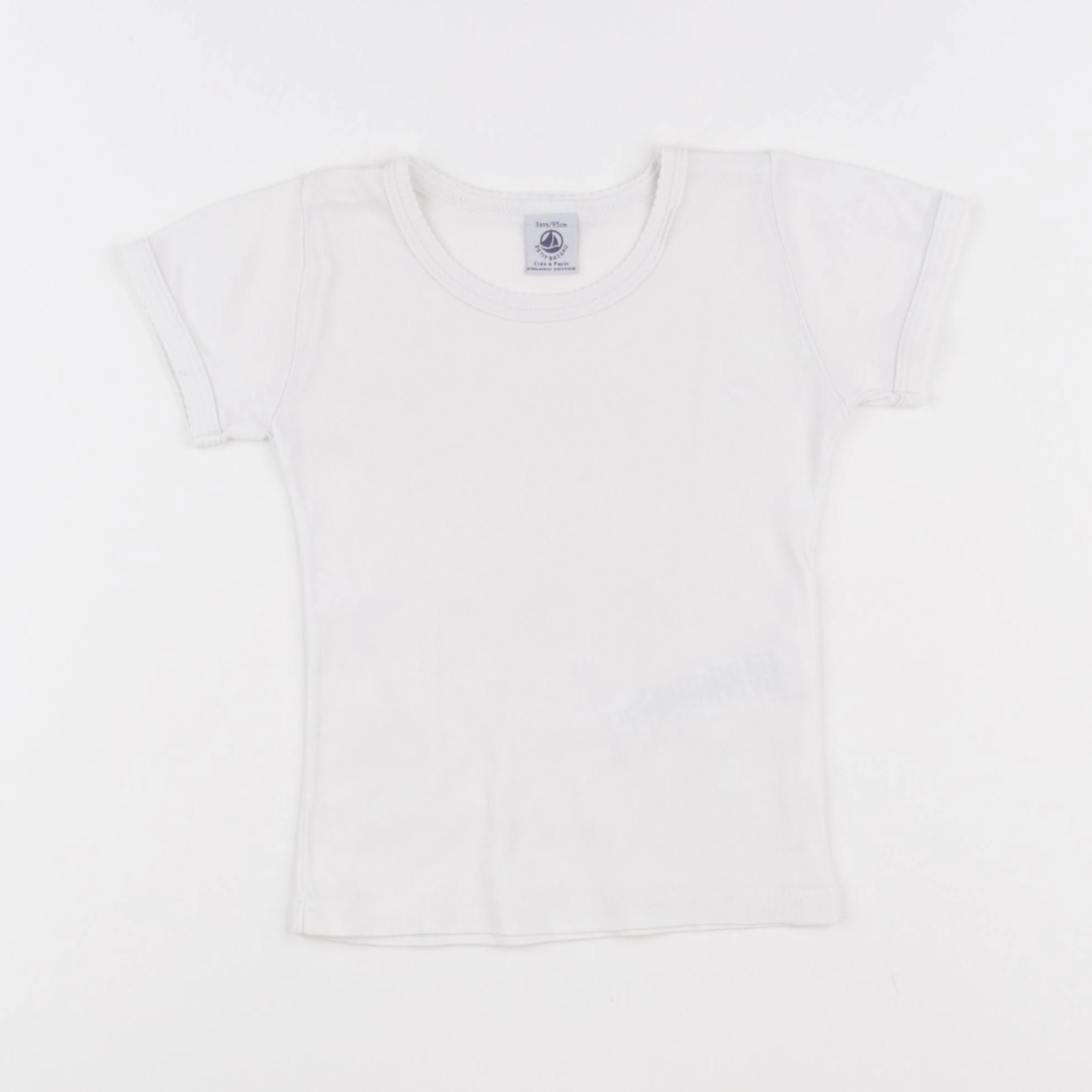 Petit Bateau - maillot de corps blanc - 3 ans
