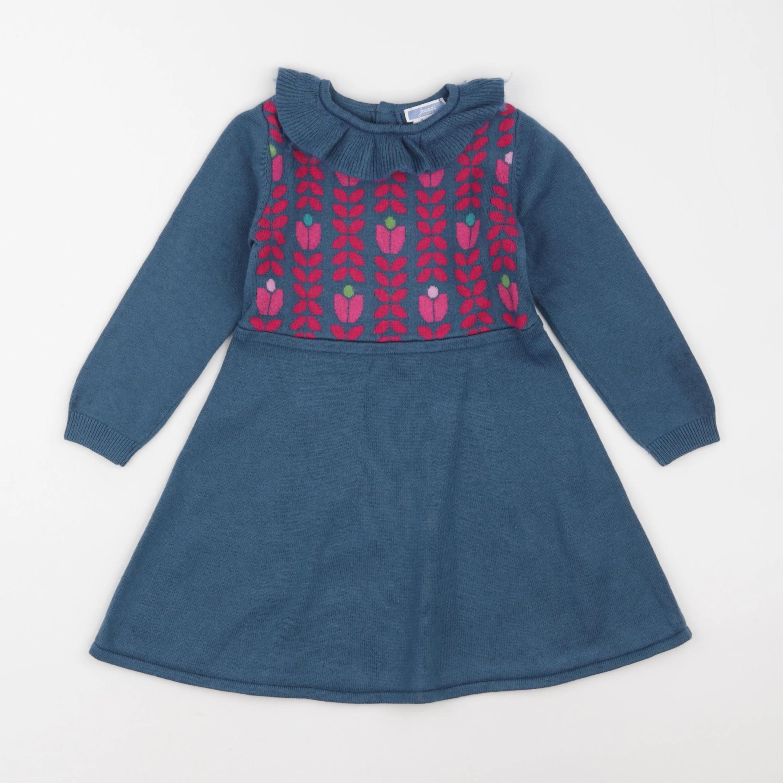 Jacadi - robe bleu - 4 ans