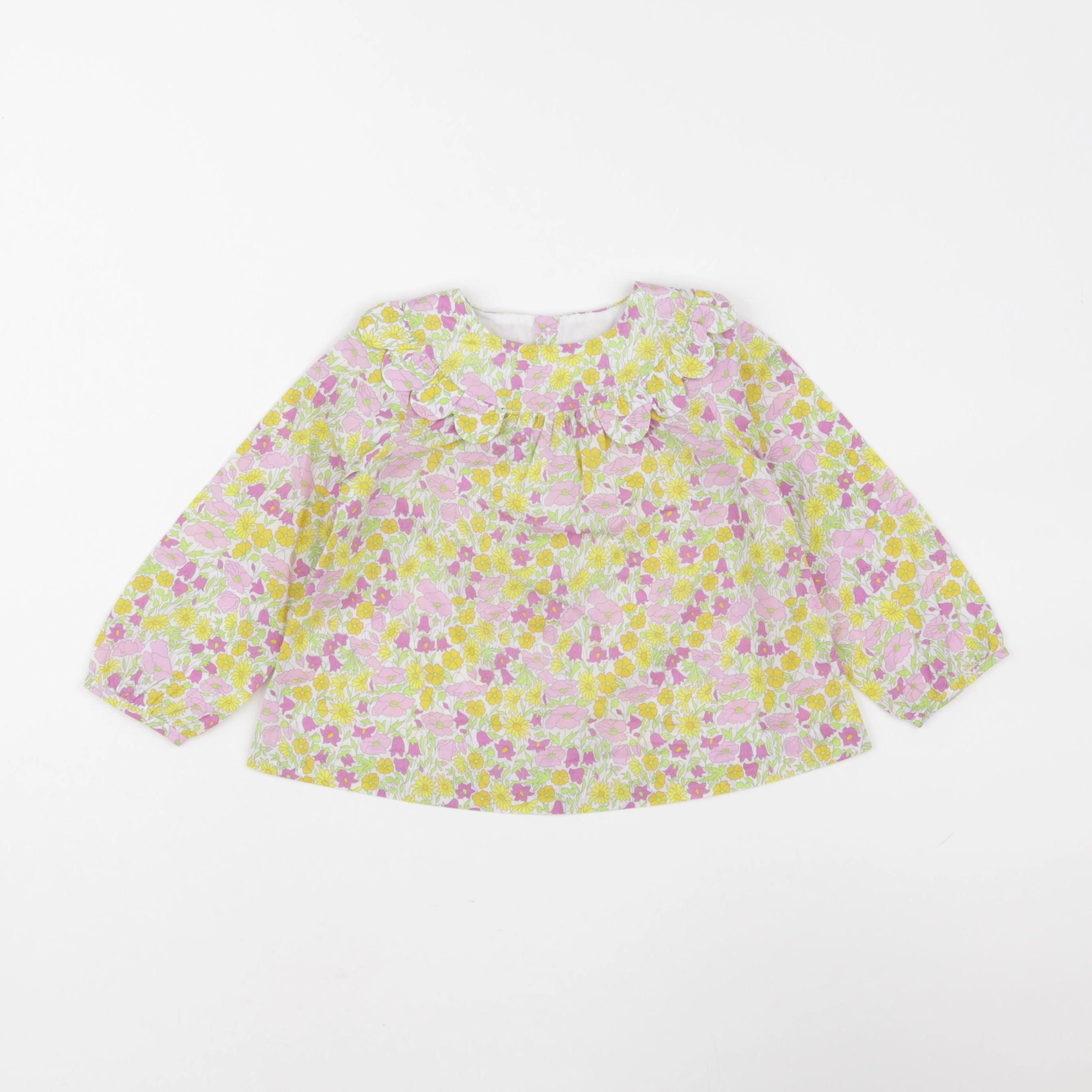 Jacadi - blouse liberty multicolore - 24 mois