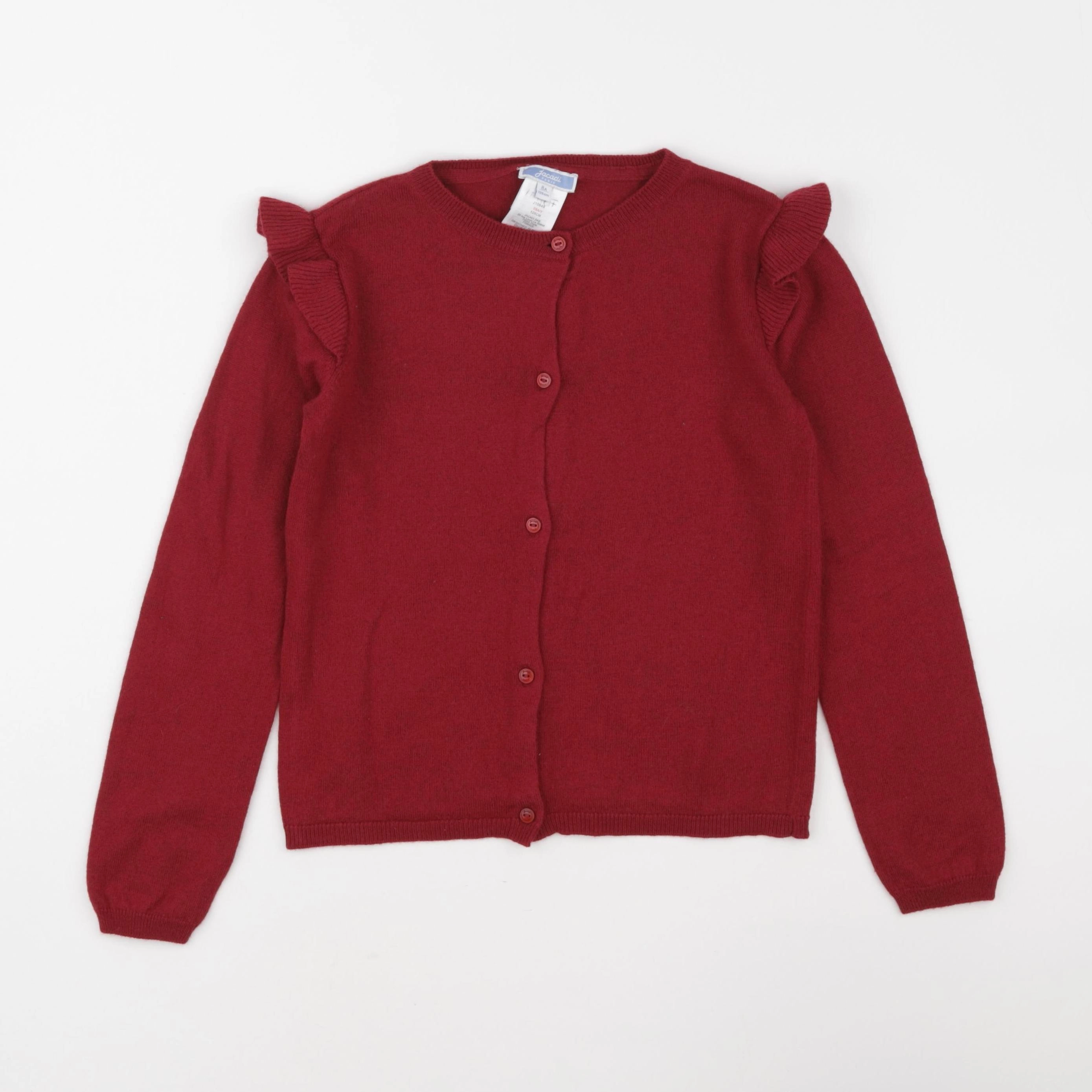Jacadi - gilet rouge - 8 ans