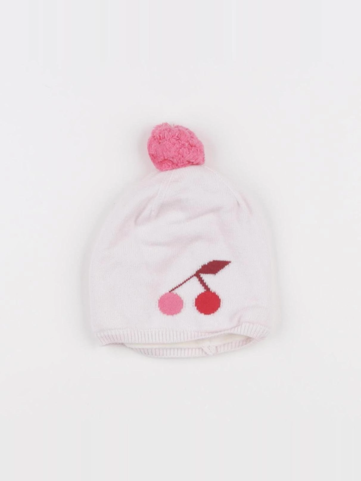 Jacadi - bonnet rose - 12 mois