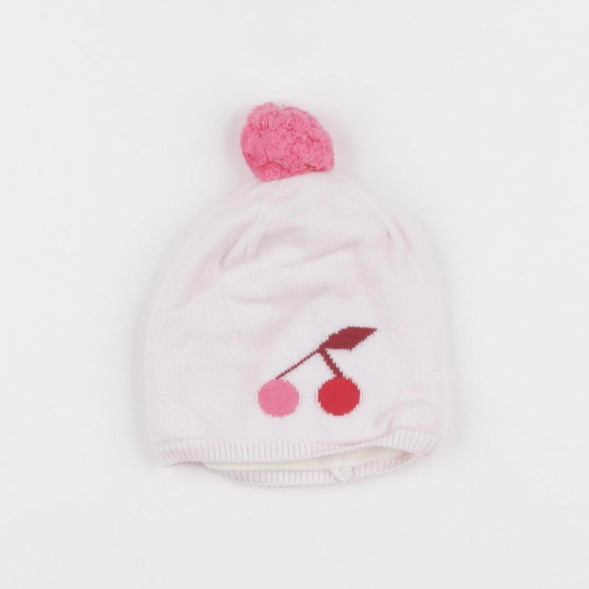 Jacadi - bonnet rose - 12 mois