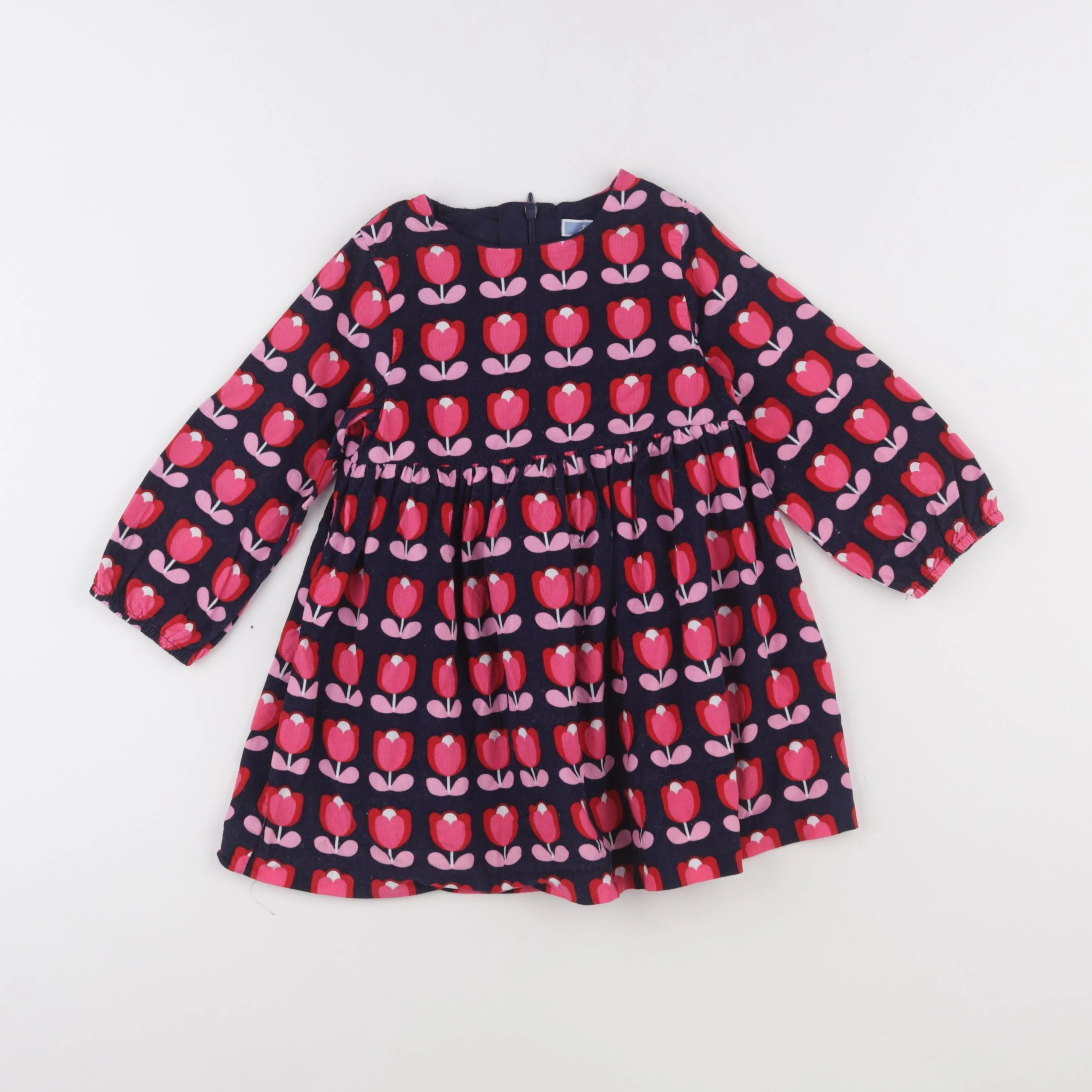 Jacadi - robe rose, bleu - 36 mois