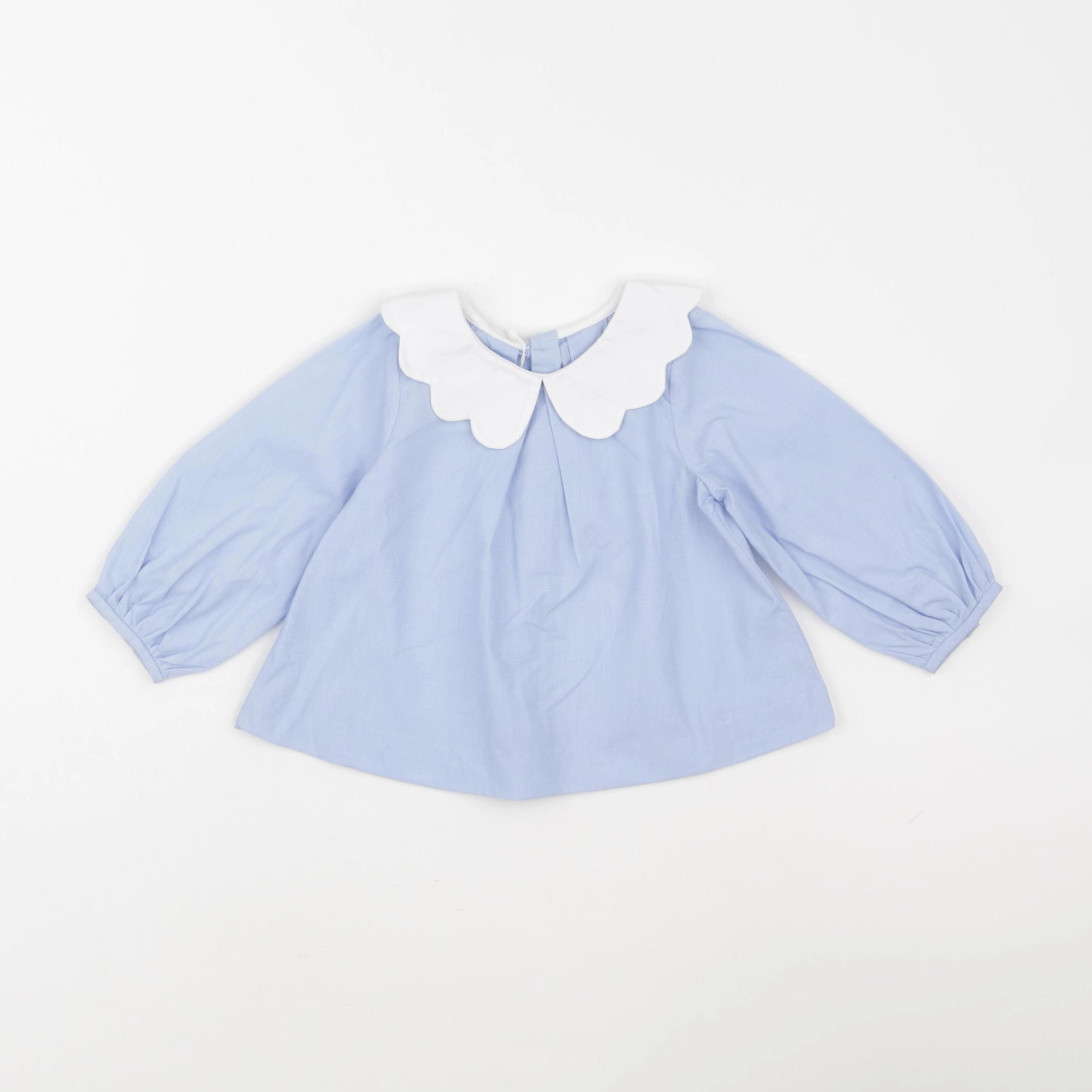 Jacadi - blouse bleu - 12 mois