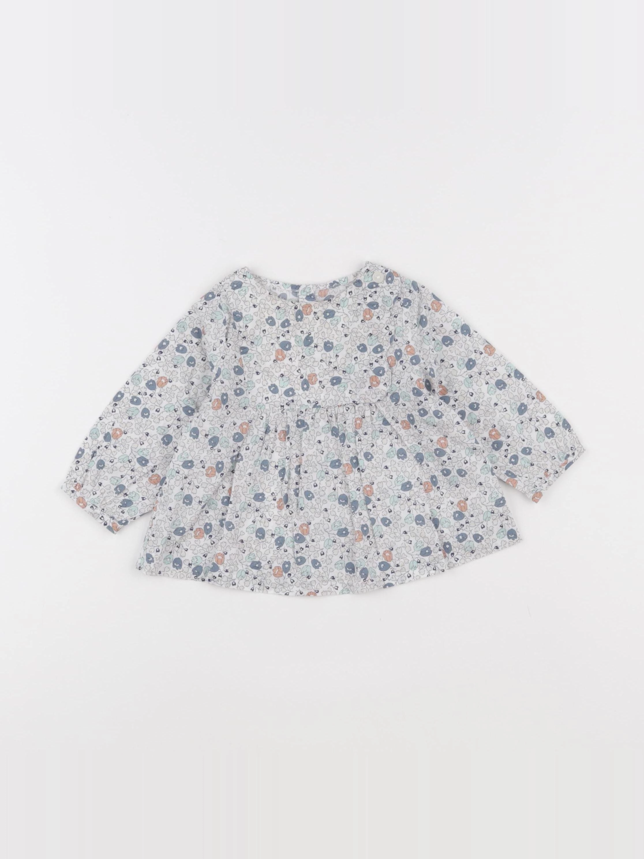 Jacadi - blouse liberty multicolore - 6 mois