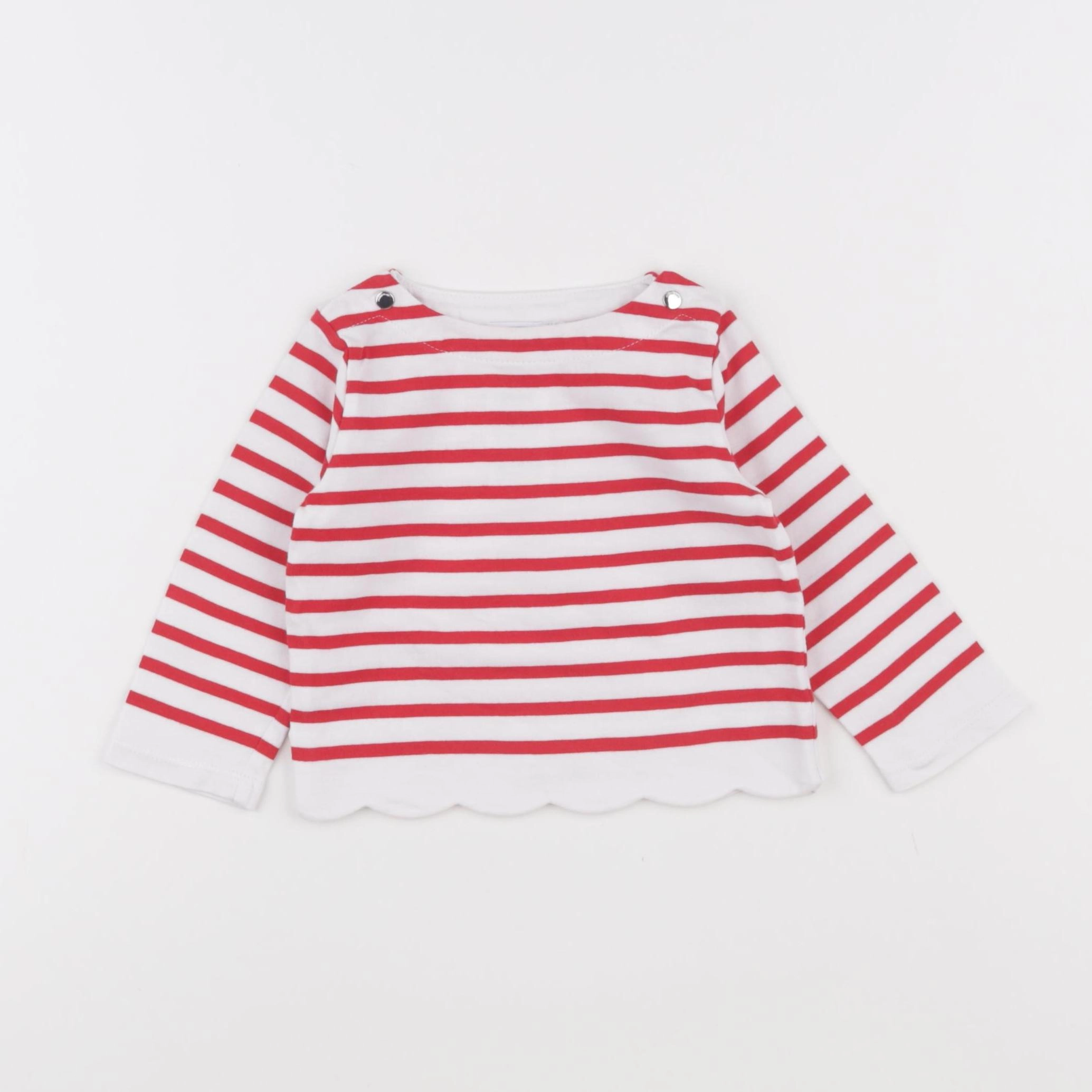 Jacadi - tee-shirt rouge - 12 mois